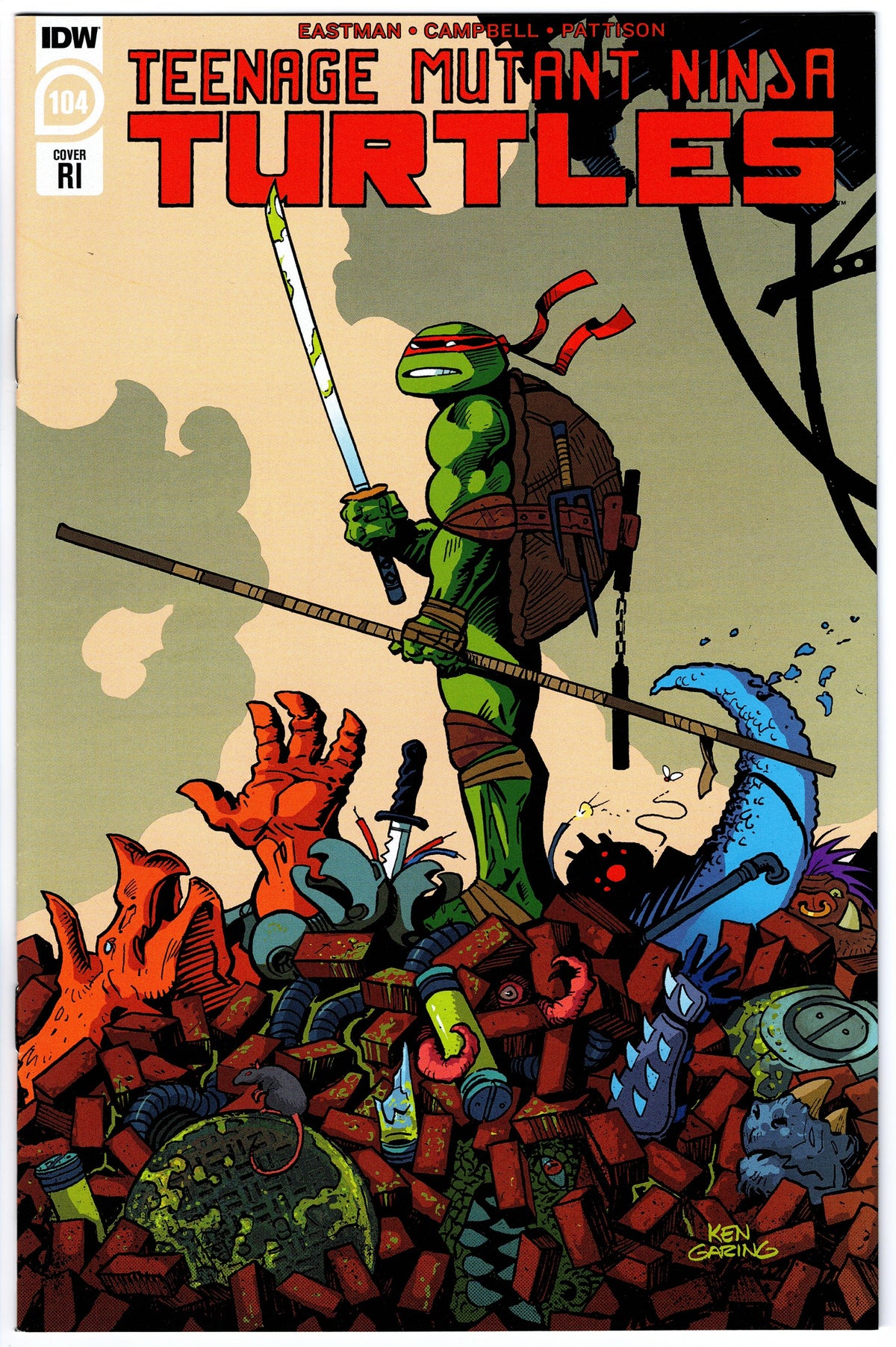 Teenage Mutant Ninja Turtles #104 RI Cover (2011 series)