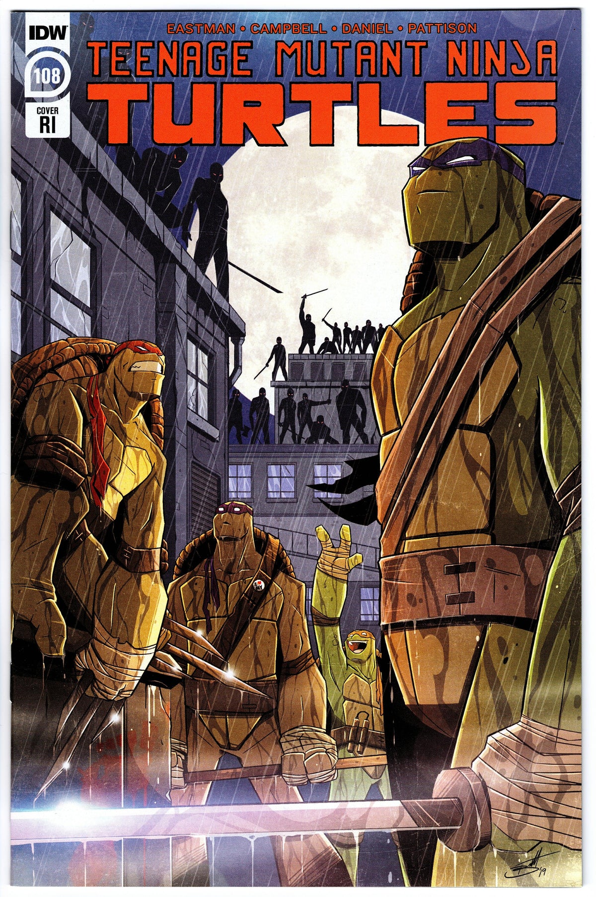 Teenage Mutant Ninja Turtles #108 RI Cover (2011 series)