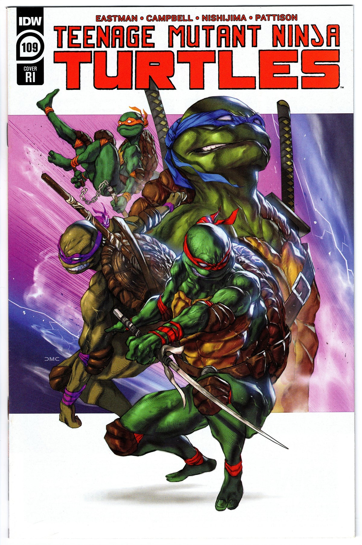 Teenage Mutant Ninja Turtles #109 RI Cover (2011 series)