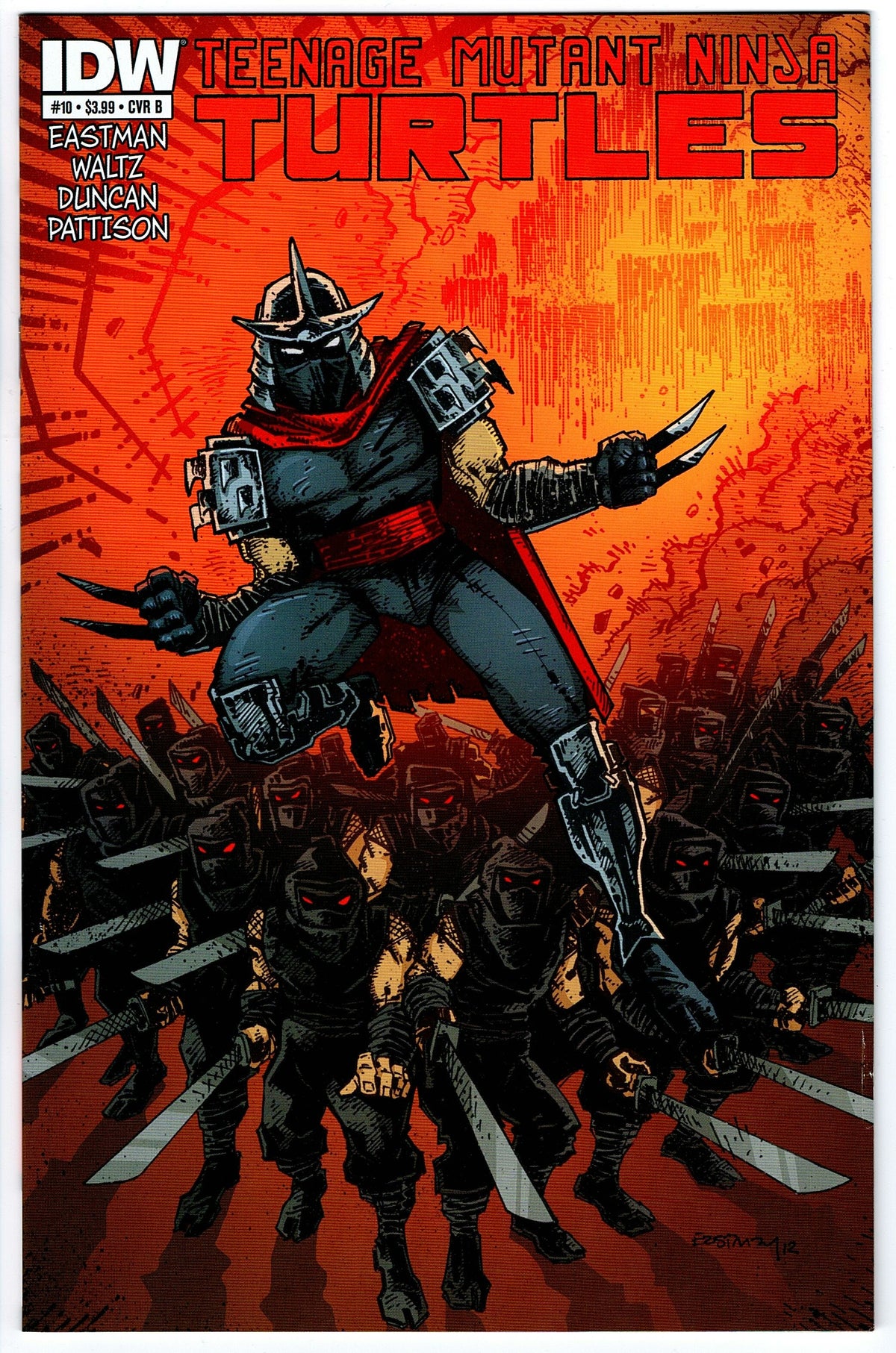 Teenage Mutant Ninja Turtles #10 Cvr B (2011 series)