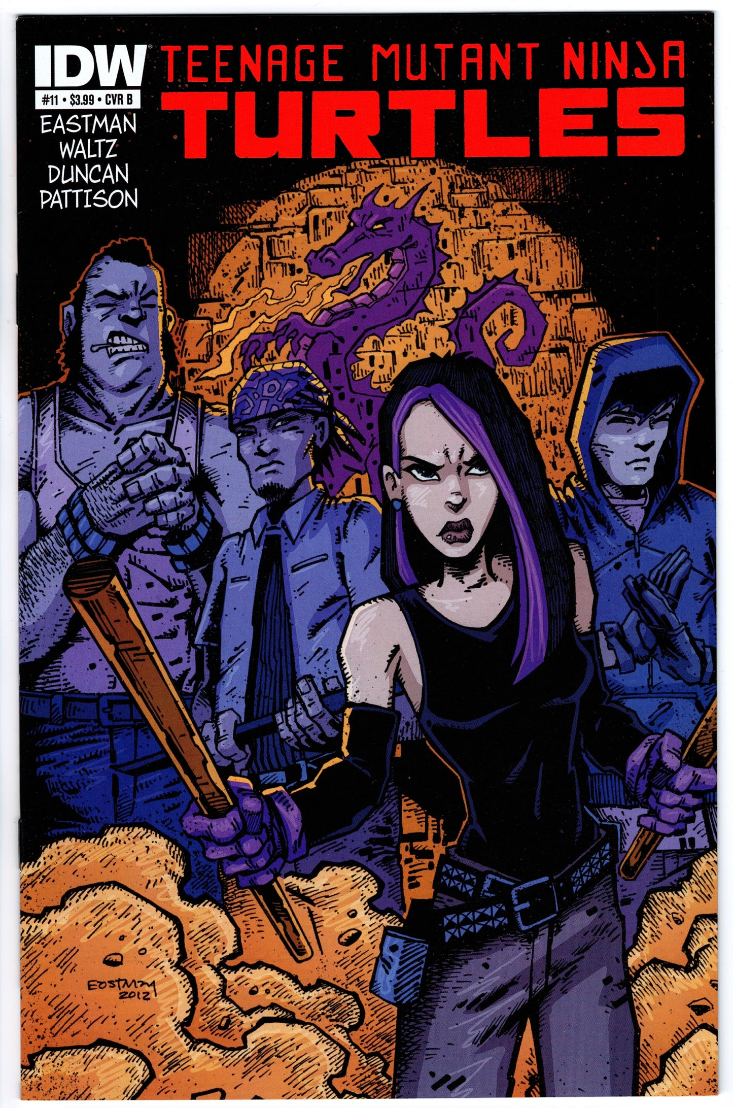 Teenage Mutant Ninja Turtles #11 Cvr B (2011 series)