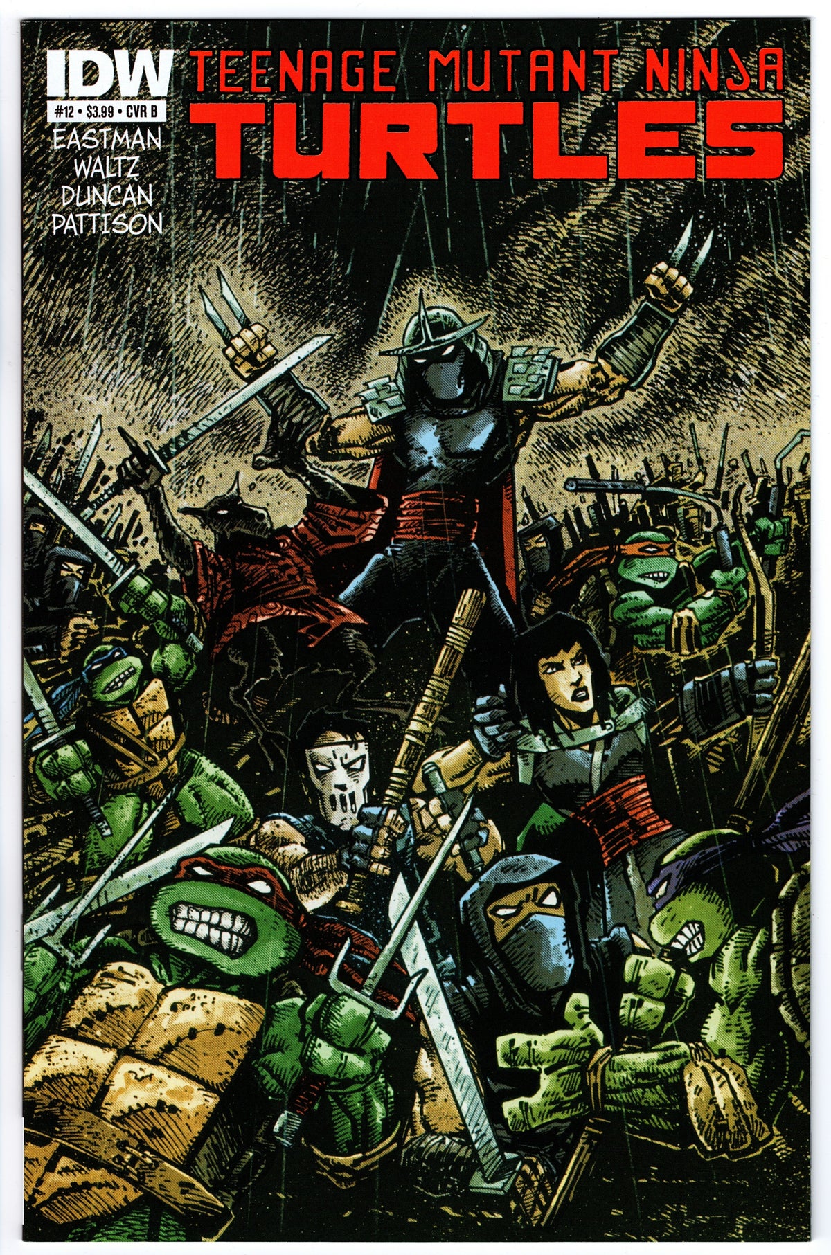 Teenage Mutant Ninja Turtles #12 Cvr B (2011 series)