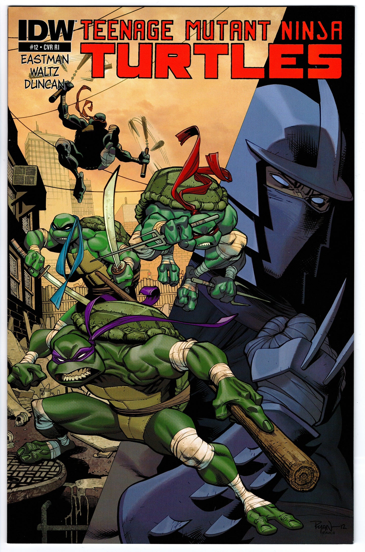 Teenage Mutant Ninja Turtles #12 Cvr RI (2011 series)