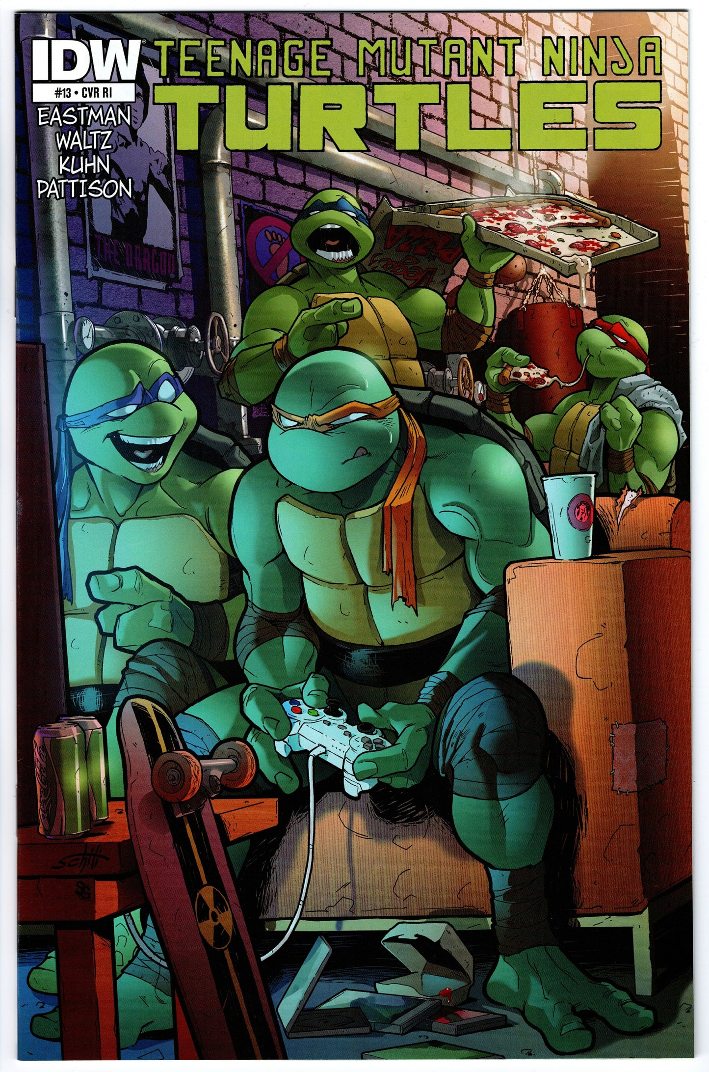 Teenage Mutant Ninja Turtles #13 Cvr RI (2011 series)