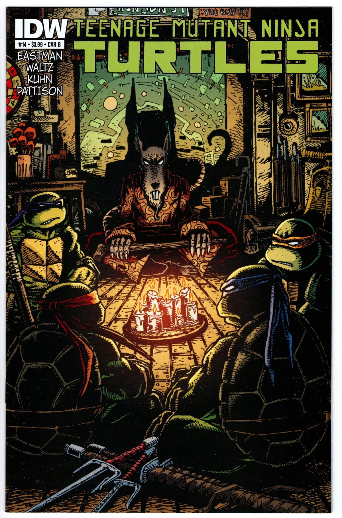 Teenage Mutant Ninja Turtles #14 Cvr B (2011 series)
