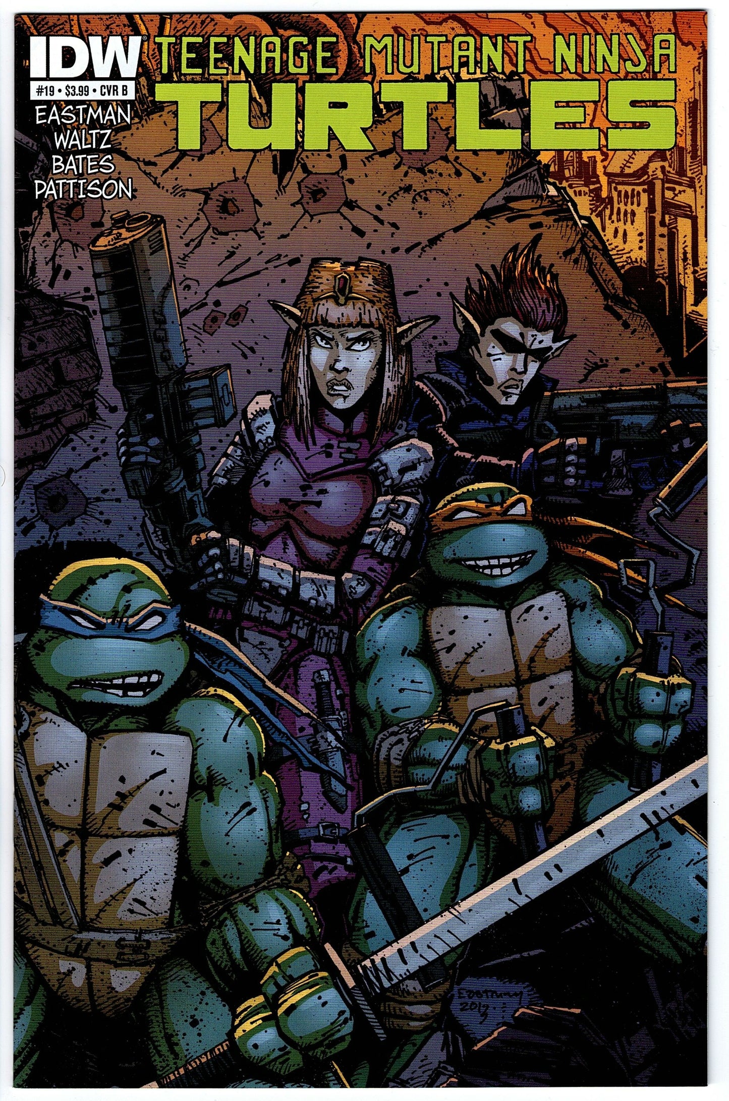 Teenage Mutant Ninja Turtles #19 Cvr B (2011 series)