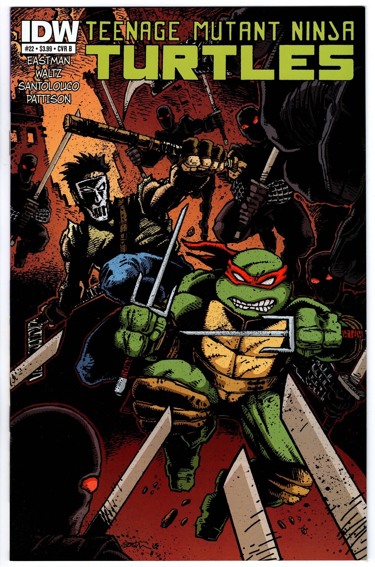 Teenage Mutant Ninja Turtles #22 Cvr B (2011 series)