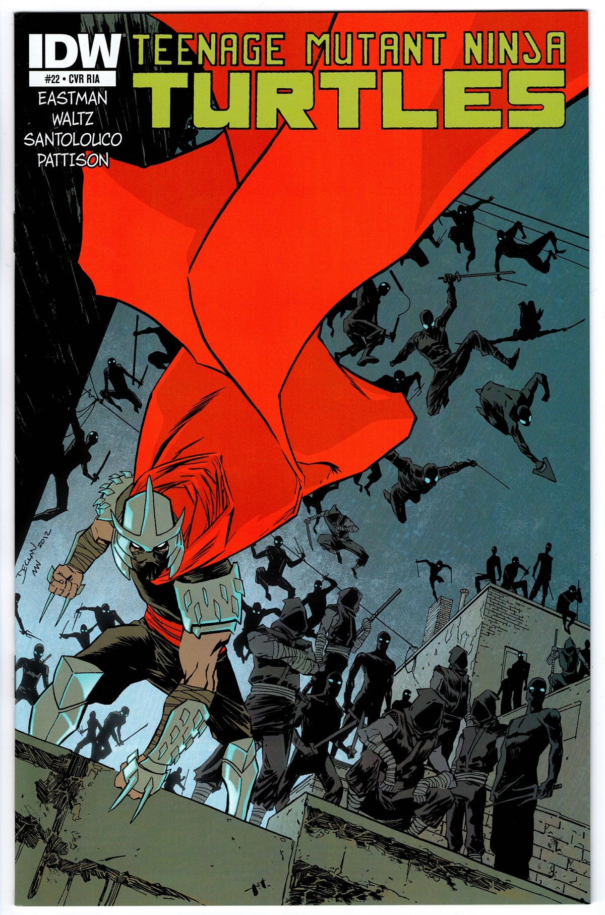 Teenage Mutant Ninja Turtles #22 Cvr RIA (2011 series)