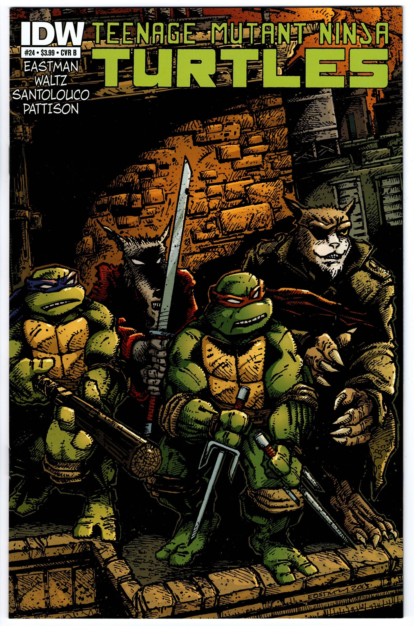 Teenage Mutant Ninja Turtles #24 Cvr B (2011 series)