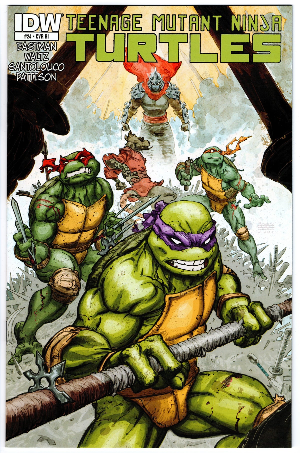 Teenage Mutant Ninja Turtles #24 Cvr RI (2011 series)