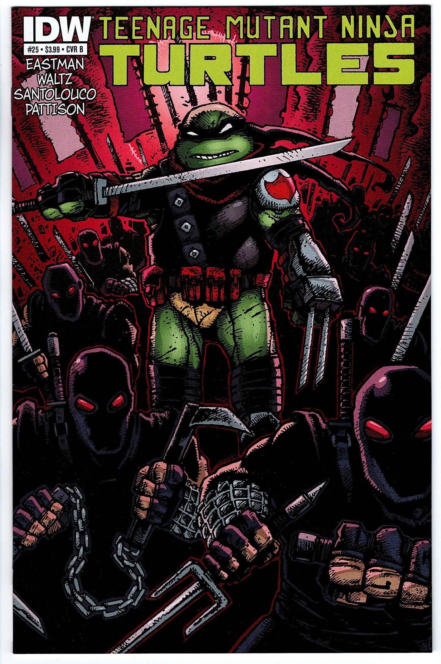 Teenage Mutant Ninja Turtles #25 Cvr B (2011 series)