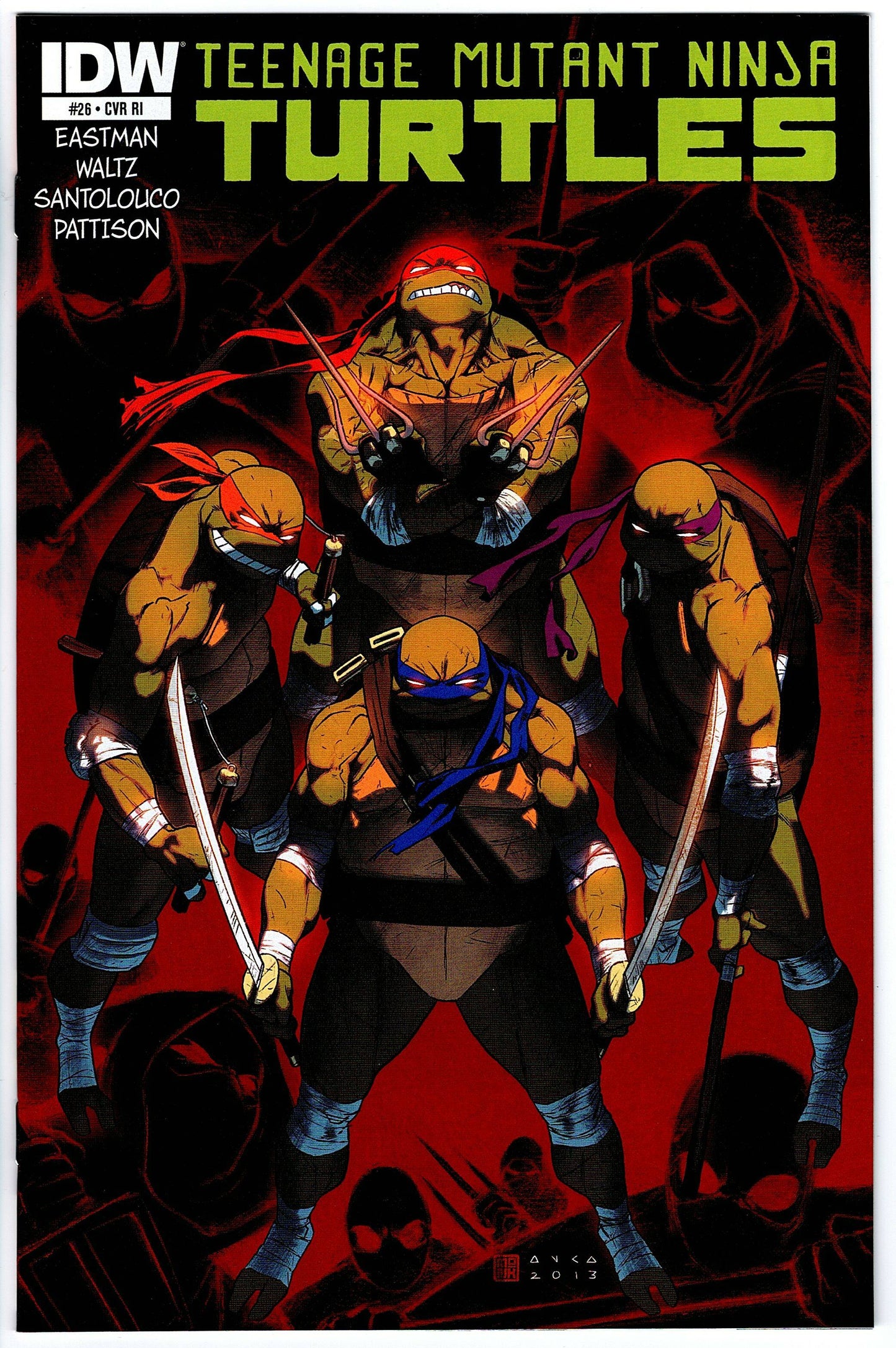 Teenage Mutant Ninja Turtles #26 Cvr RI (2011 series)