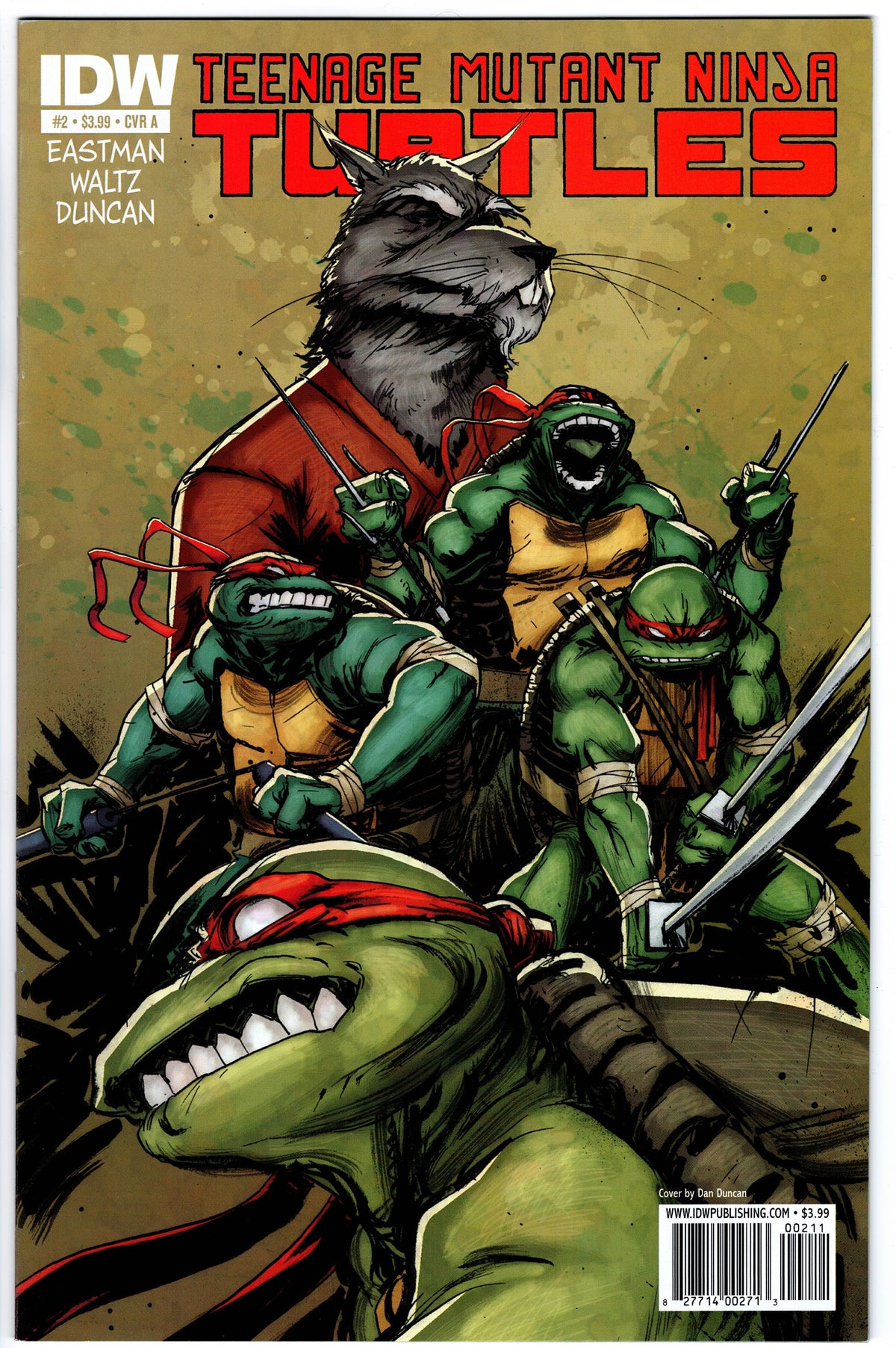 Teenage Mutant Ninja Turtles #2 Cvr A (2011 series)