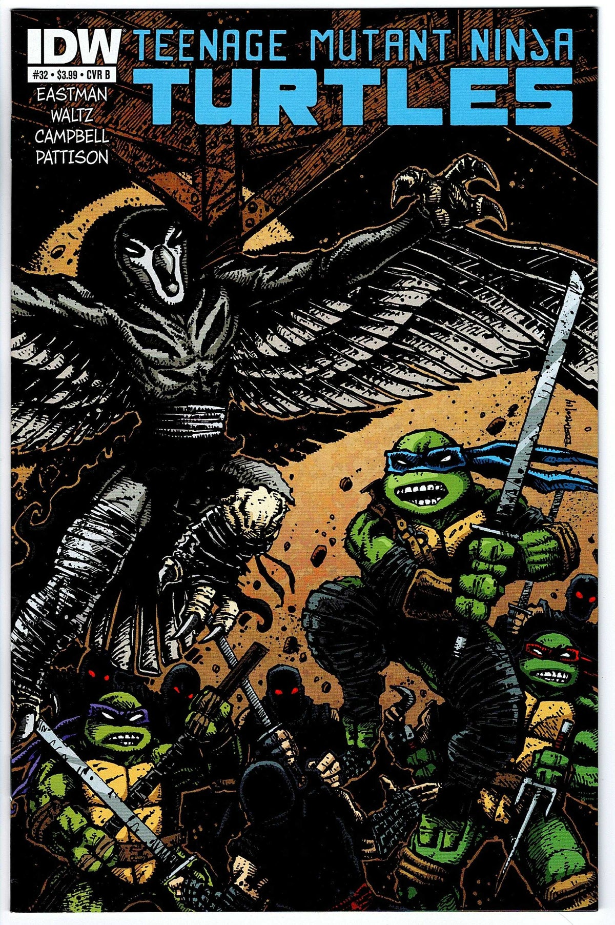 Teenage Mutant Ninja Turtles #32 Cvr B (2011 series)