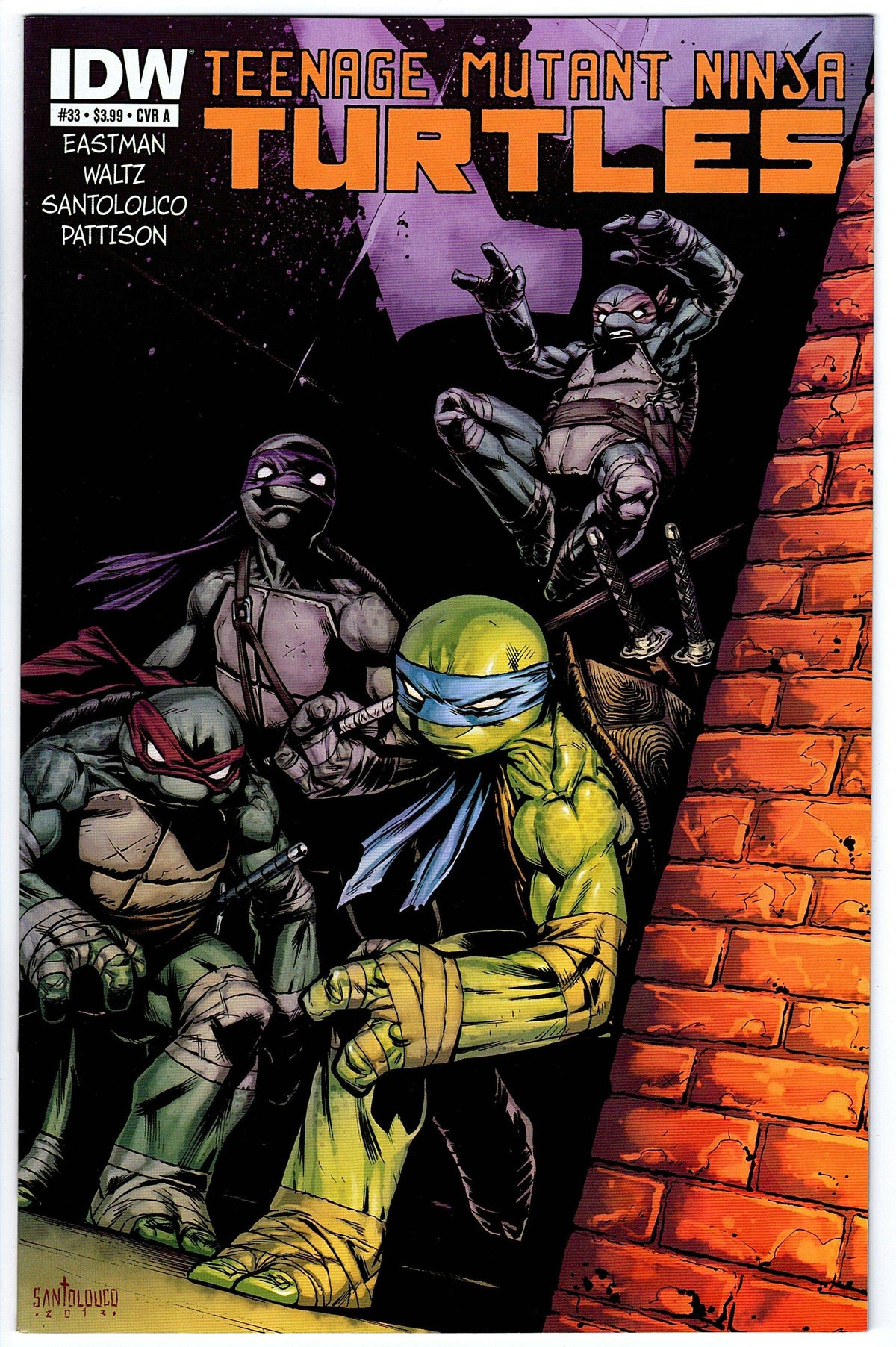 Teenage Mutant Ninja Turtles #33 Cvr A (2011 series)