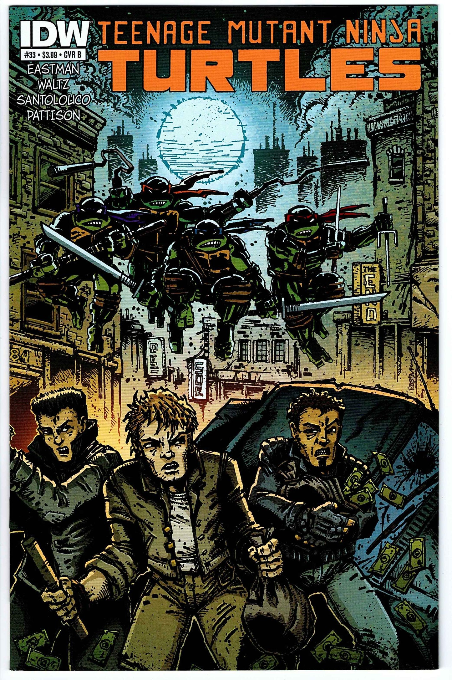 Teenage Mutant Ninja Turtles #33 Cvr B (2011 series)