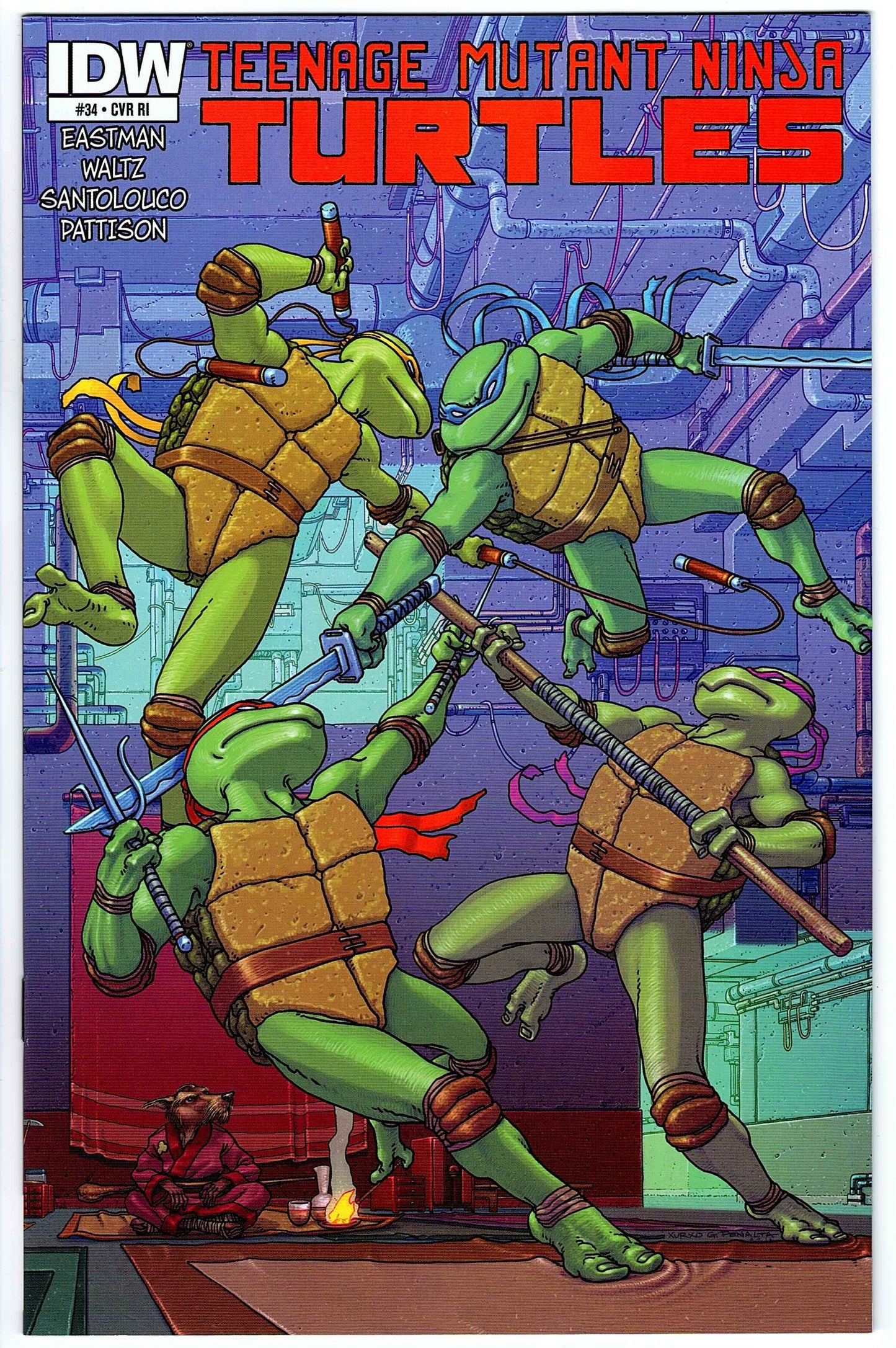 Teenage Mutant Ninja Turtles #34 Cvr RI (2011 series)