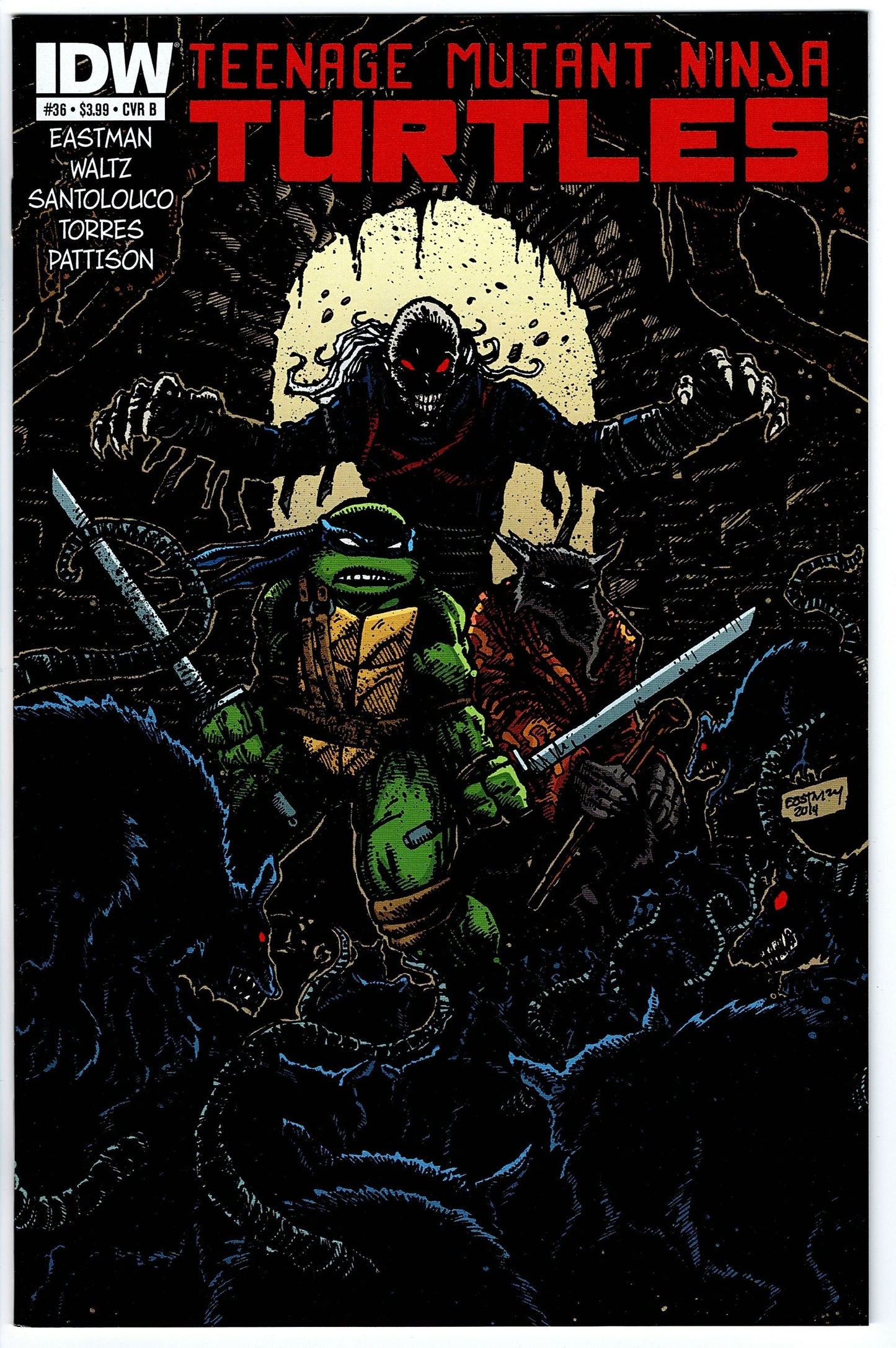 Teenage Mutant Ninja Turtles #36 Cvr B (2011 series)