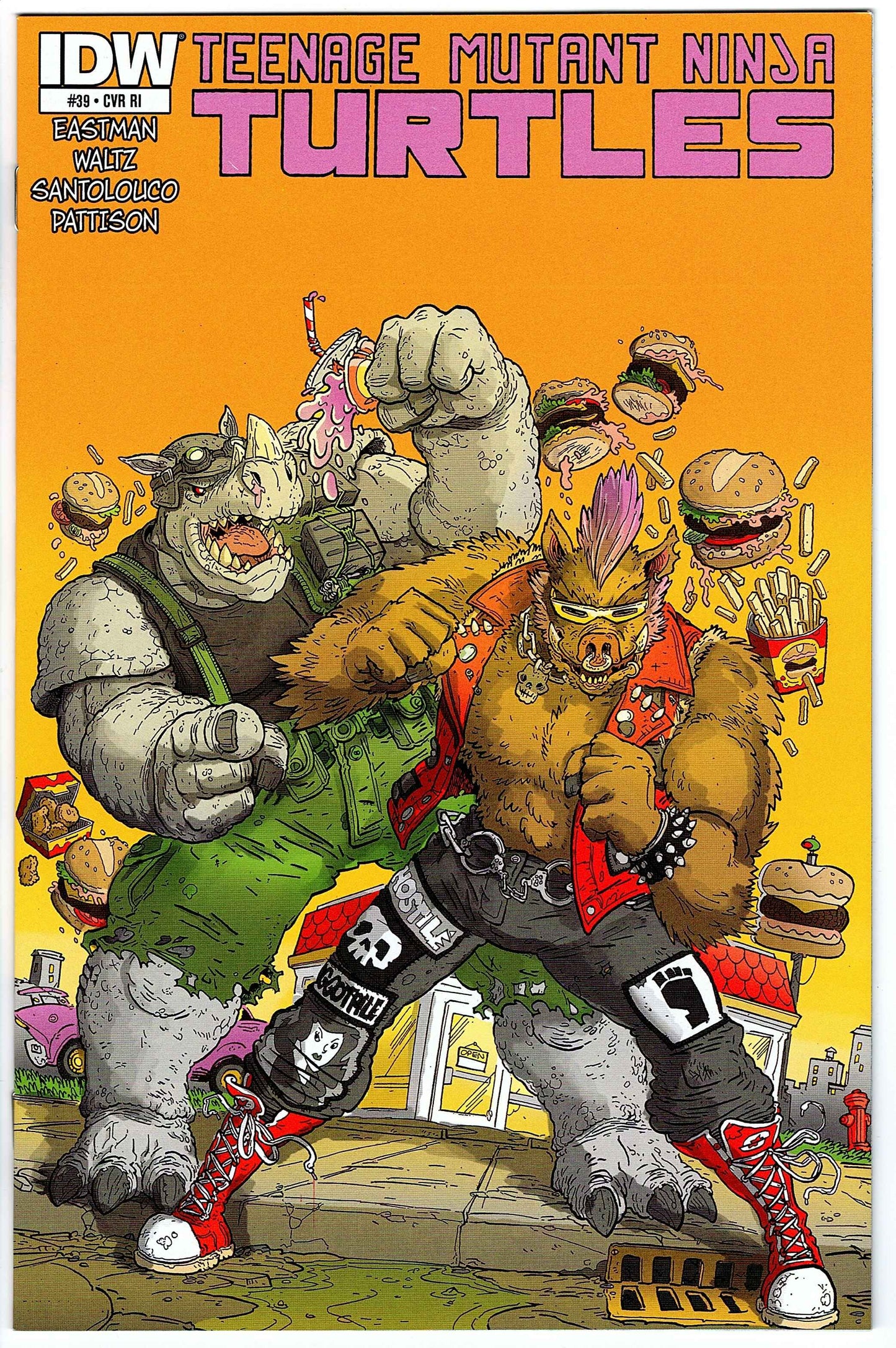 Teenage Mutant Ninja Turtles #39 Cvr RI (2011 series)