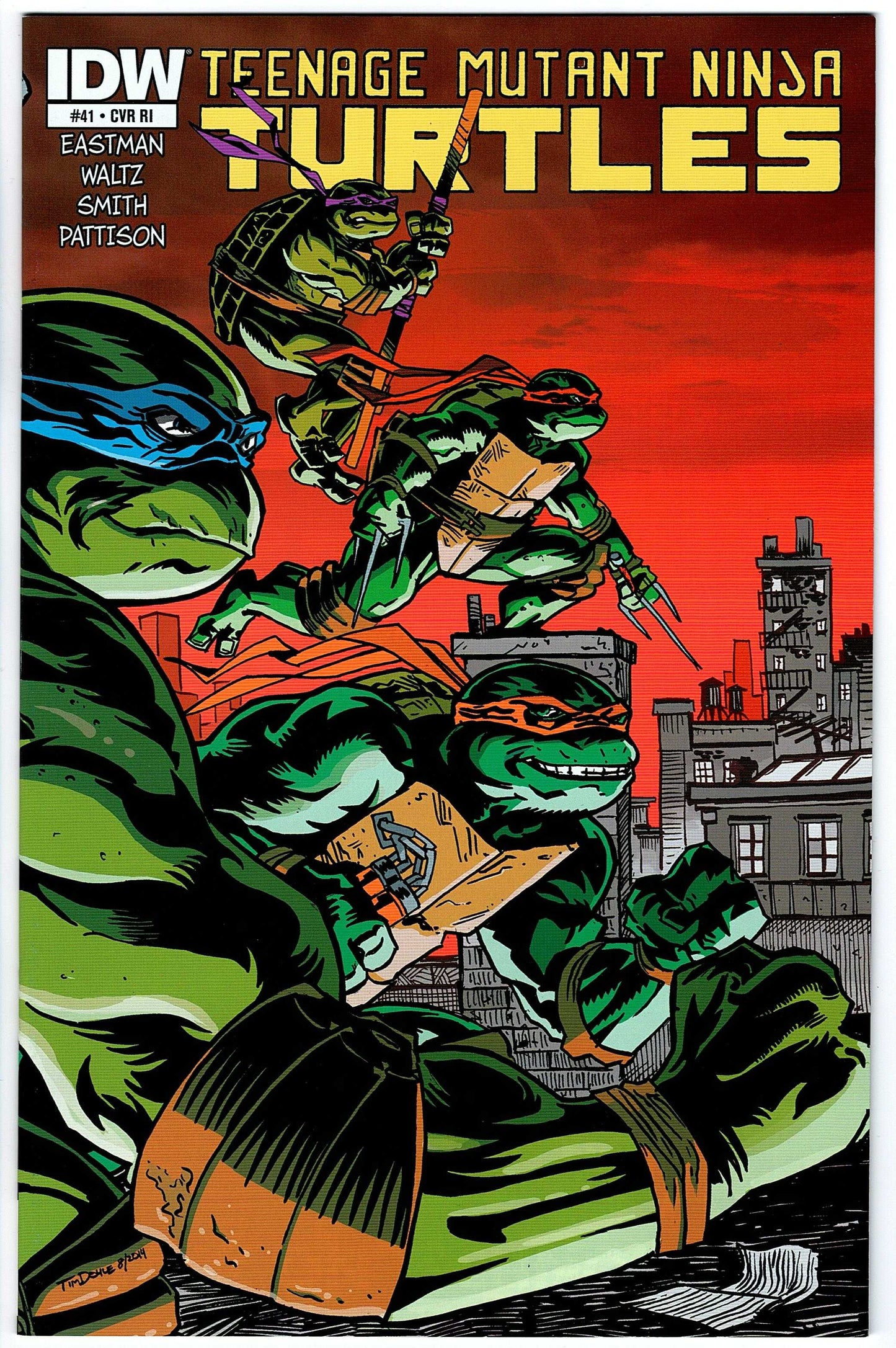 Teenage Mutant Ninja Turtles #41 Cvr RI (2011 series)