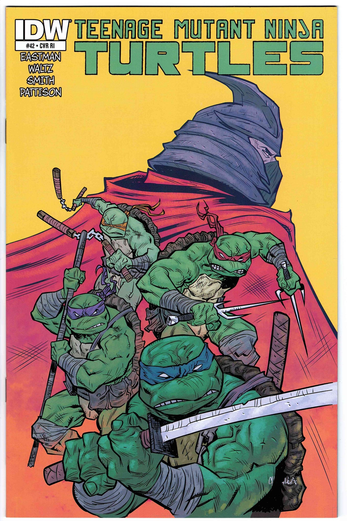 Teenage Mutant Ninja Turtles #42 Cvr RI (2011 series)
