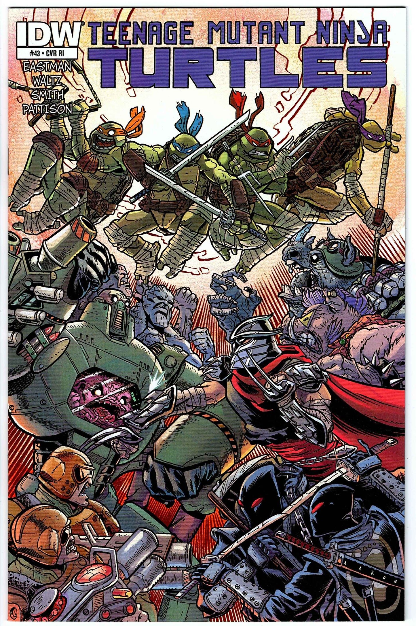 Teenage Mutant Ninja Turtles #43 Cvr RI (2011 series)