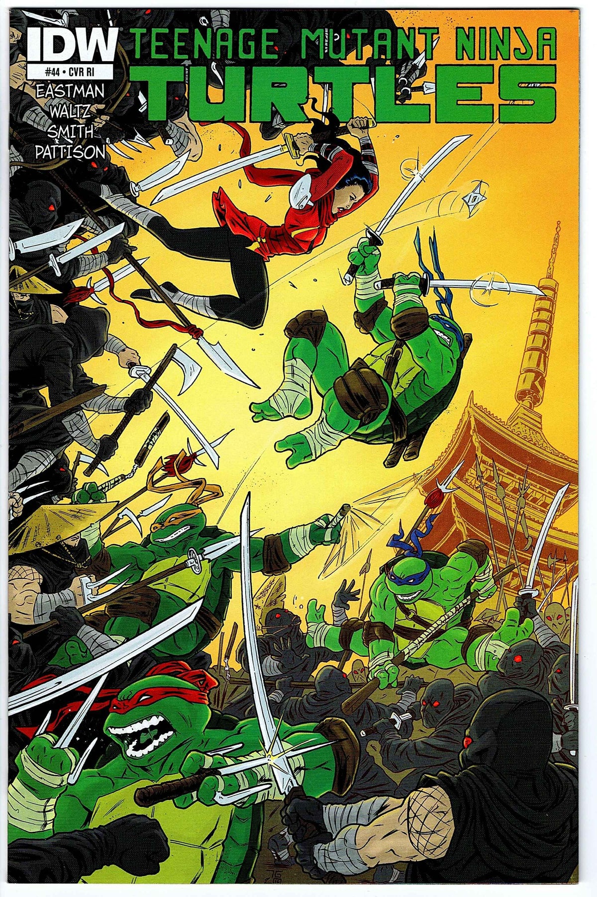 Teenage Mutant Ninja Turtles #44 Cvr RI (2011 series)