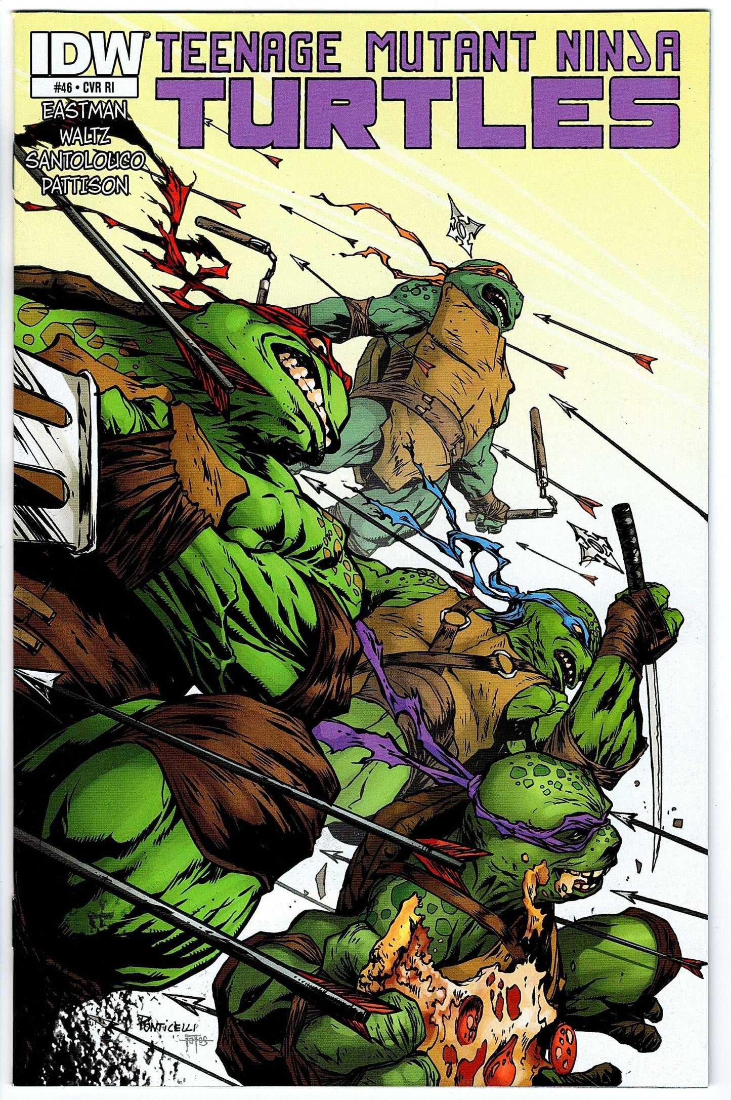 Teenage Mutant Ninja Turtles #46 Cvr RI (2011 series)