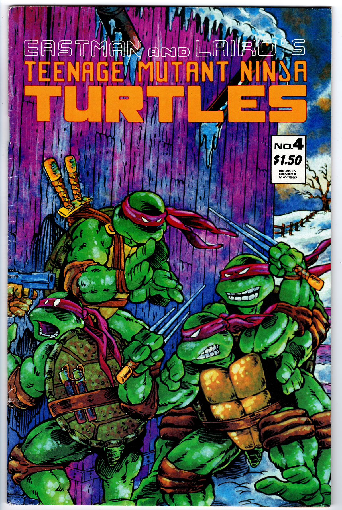 Teenage Mutant Ninja Turtles #4 - 2nd print Error variant