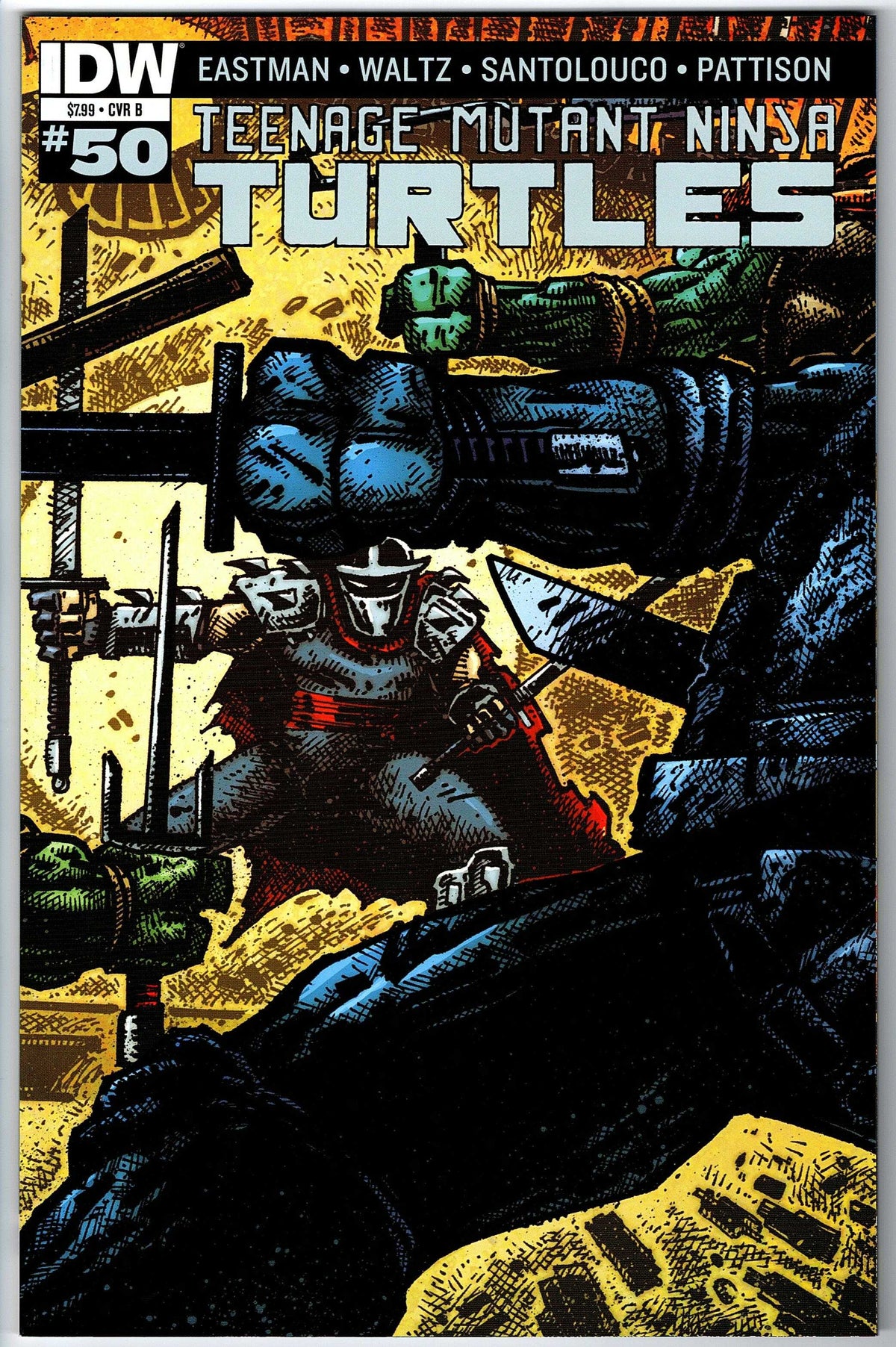 Teenage Mutant Ninja Turtles #50 CVR B (2011 series)