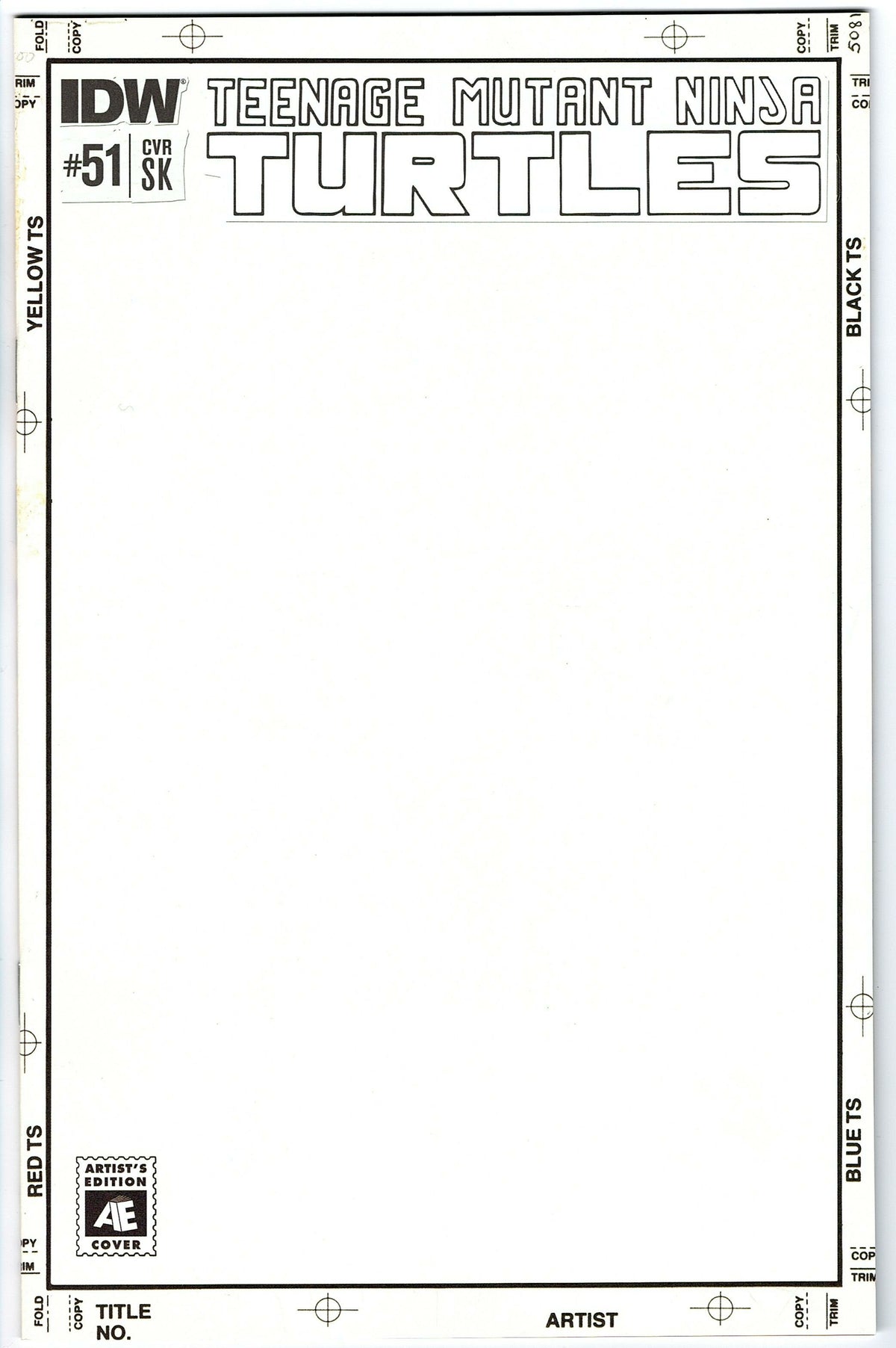 Teenage Mutant Ninja Turtles #51 Cvr SK (2011 series)