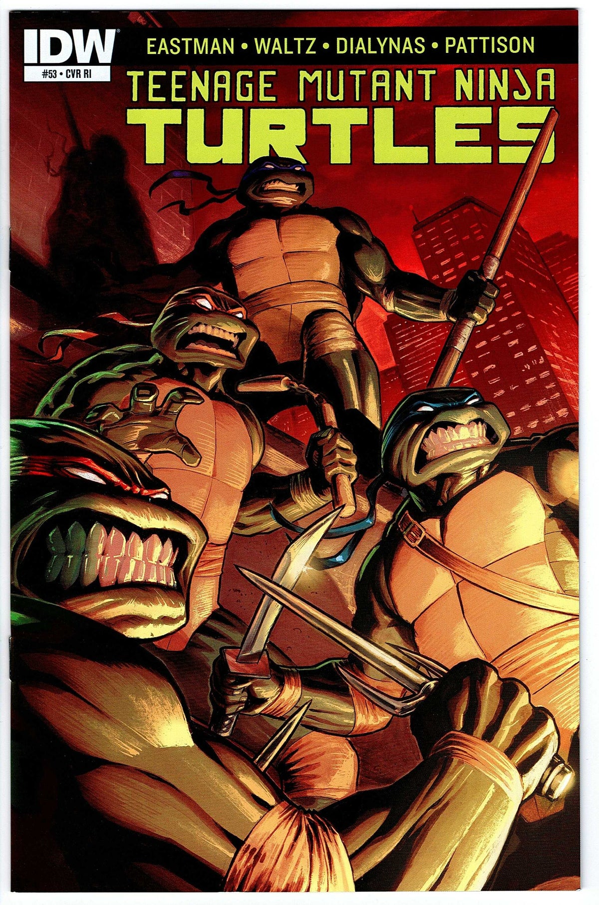 Teenage Mutant Ninja Turtles #53 Cvr RI (2011 series)