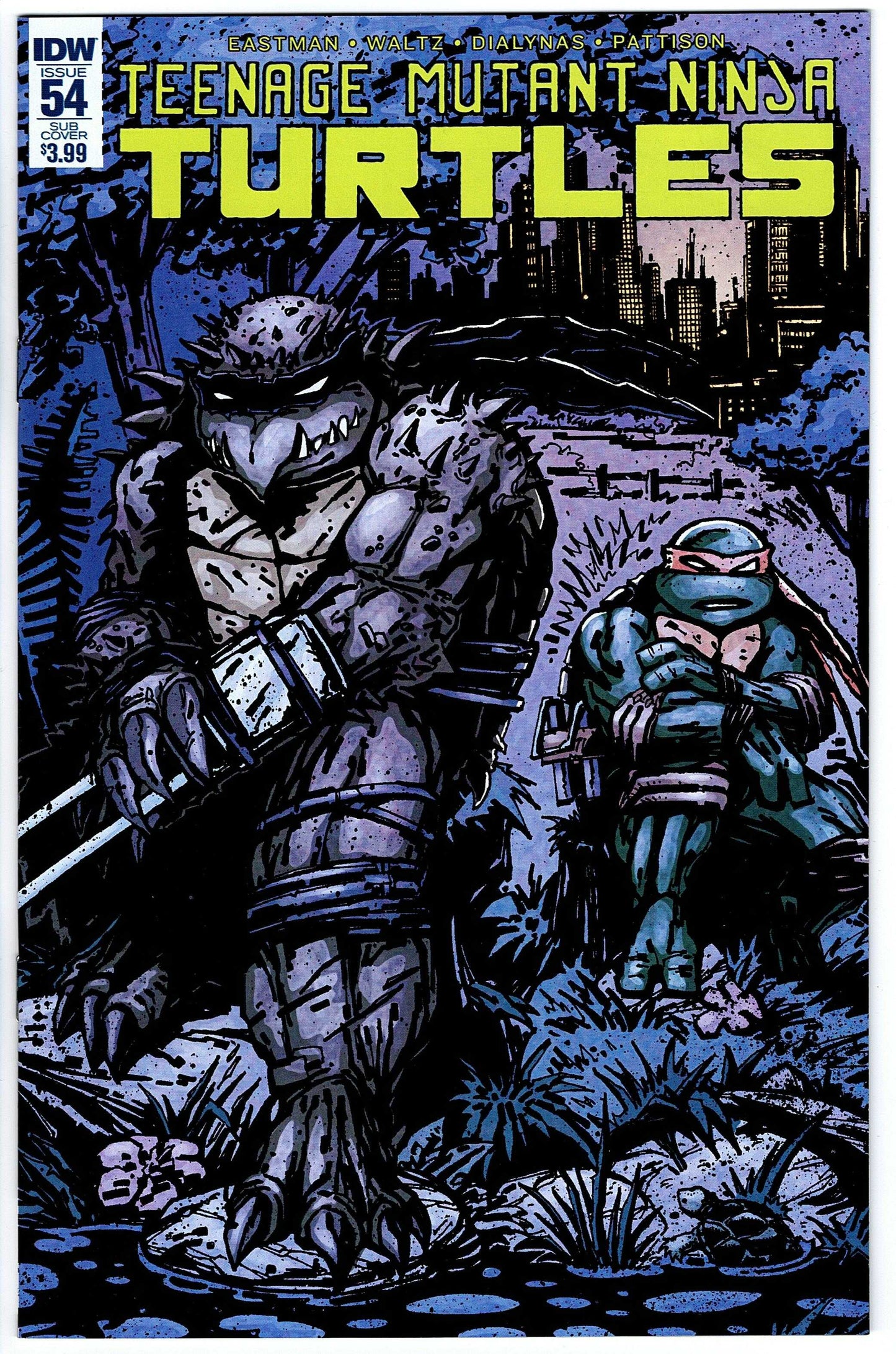 Teenage Mutant Ninja Turtles #54 SUB Cvr (2011 series)