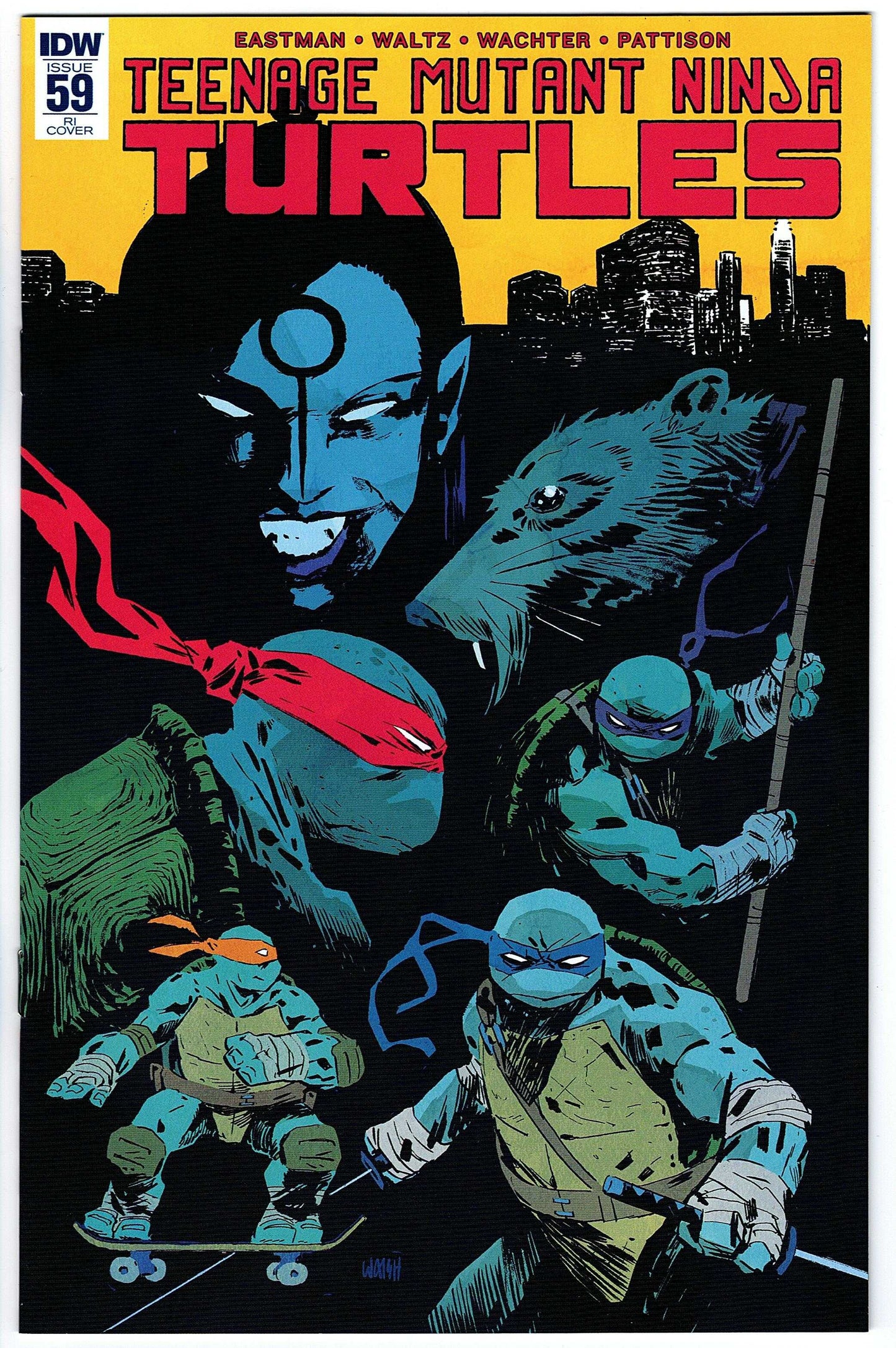 Teenage Mutant Ninja Turtles #59 RI Cvr (2011 series)