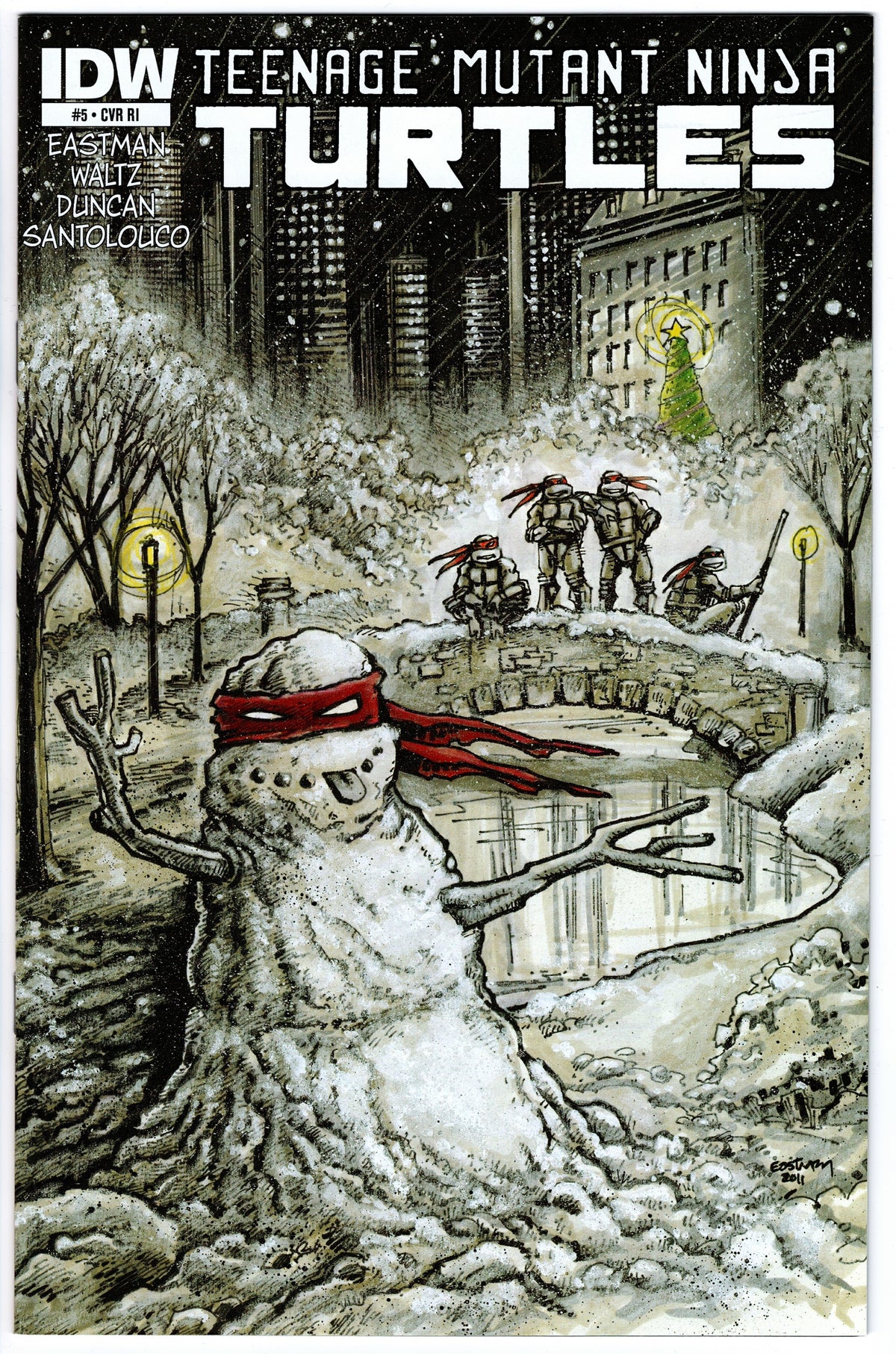 Teenage Mutant Ninja Turtles #5 Cvr RI (2011 series)
