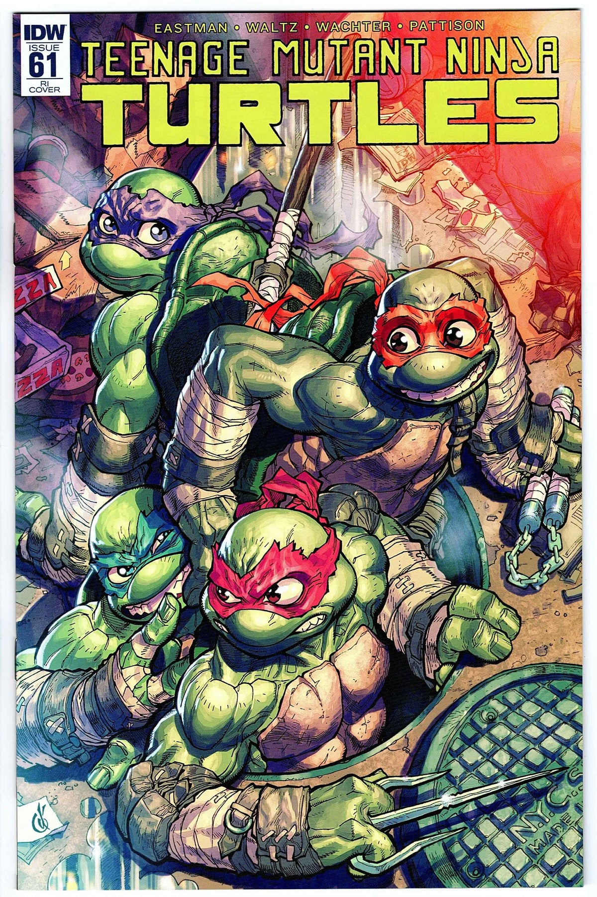 Teenage Mutant Ninja Turtles #61 RI Cvr (2011 series)