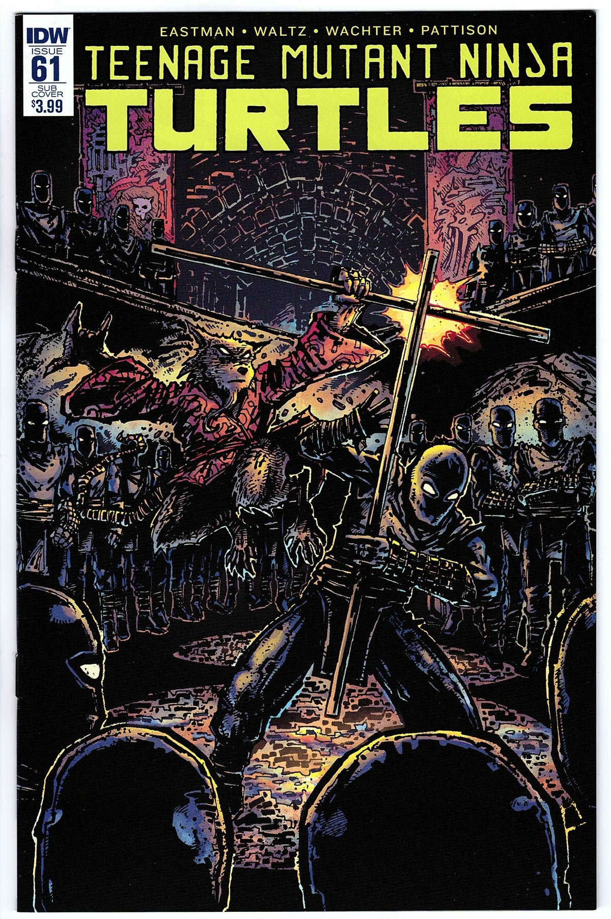 Teenage Mutant Ninja Turtles #61 SUB Cvr (2011 series)