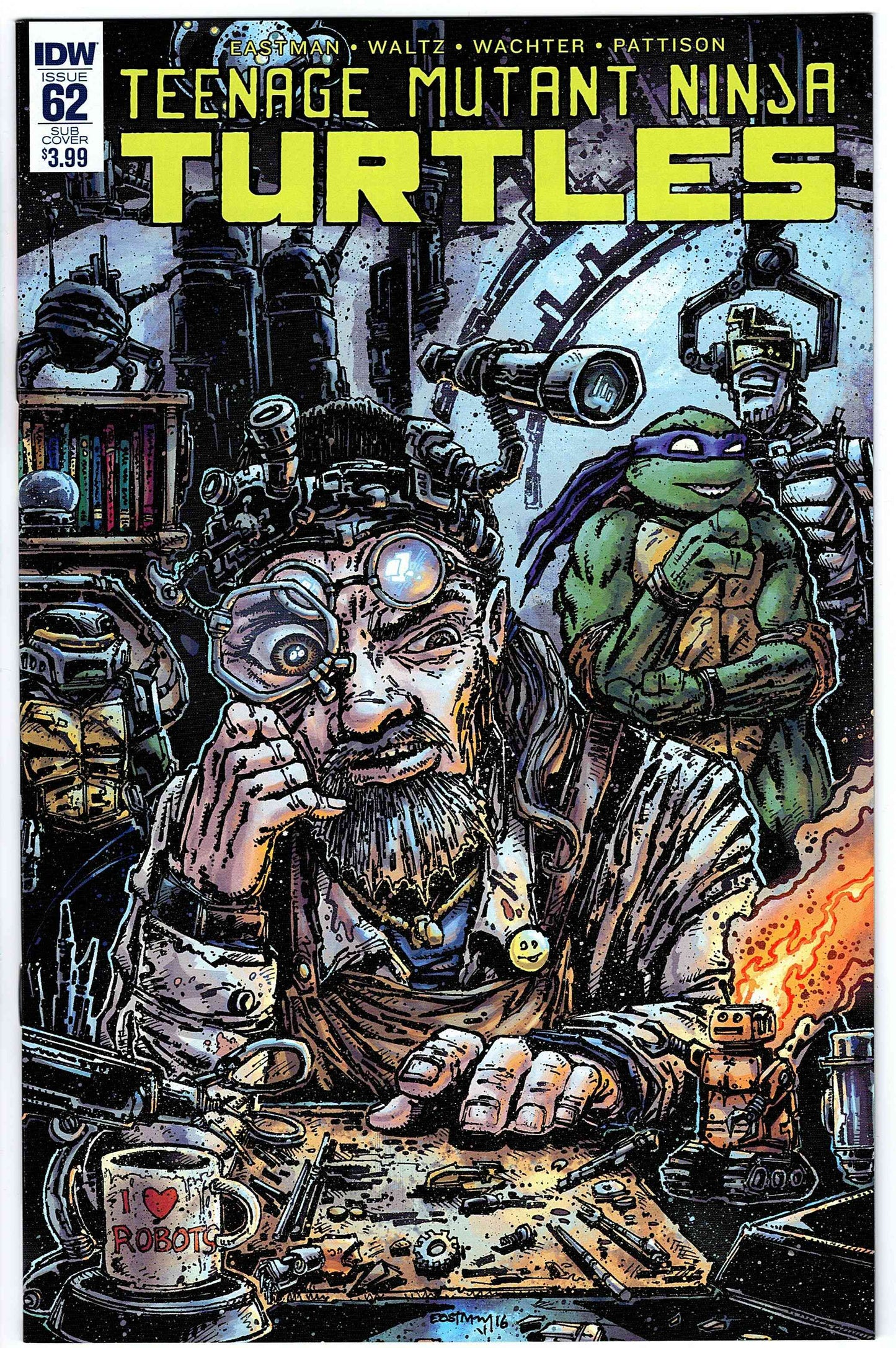 Teenage Mutant Ninja Turtles #62 SUB Cvr (2011 series)