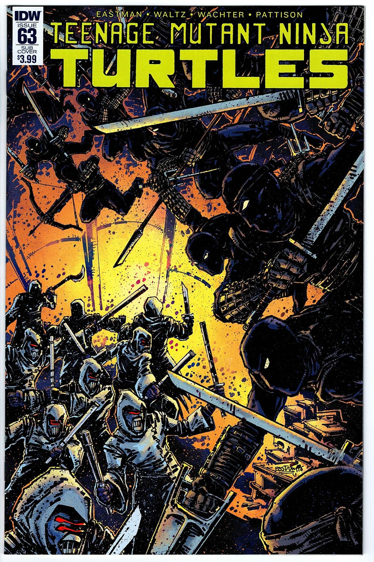 Teenage Mutant Ninja Turtles #63 SUB Cvr (2011 series)