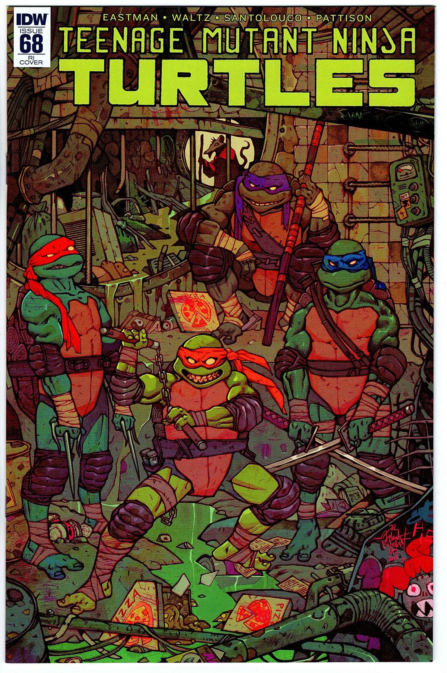 Teenage Mutant Ninja Turtles #68 RI Cvr (2011 series)