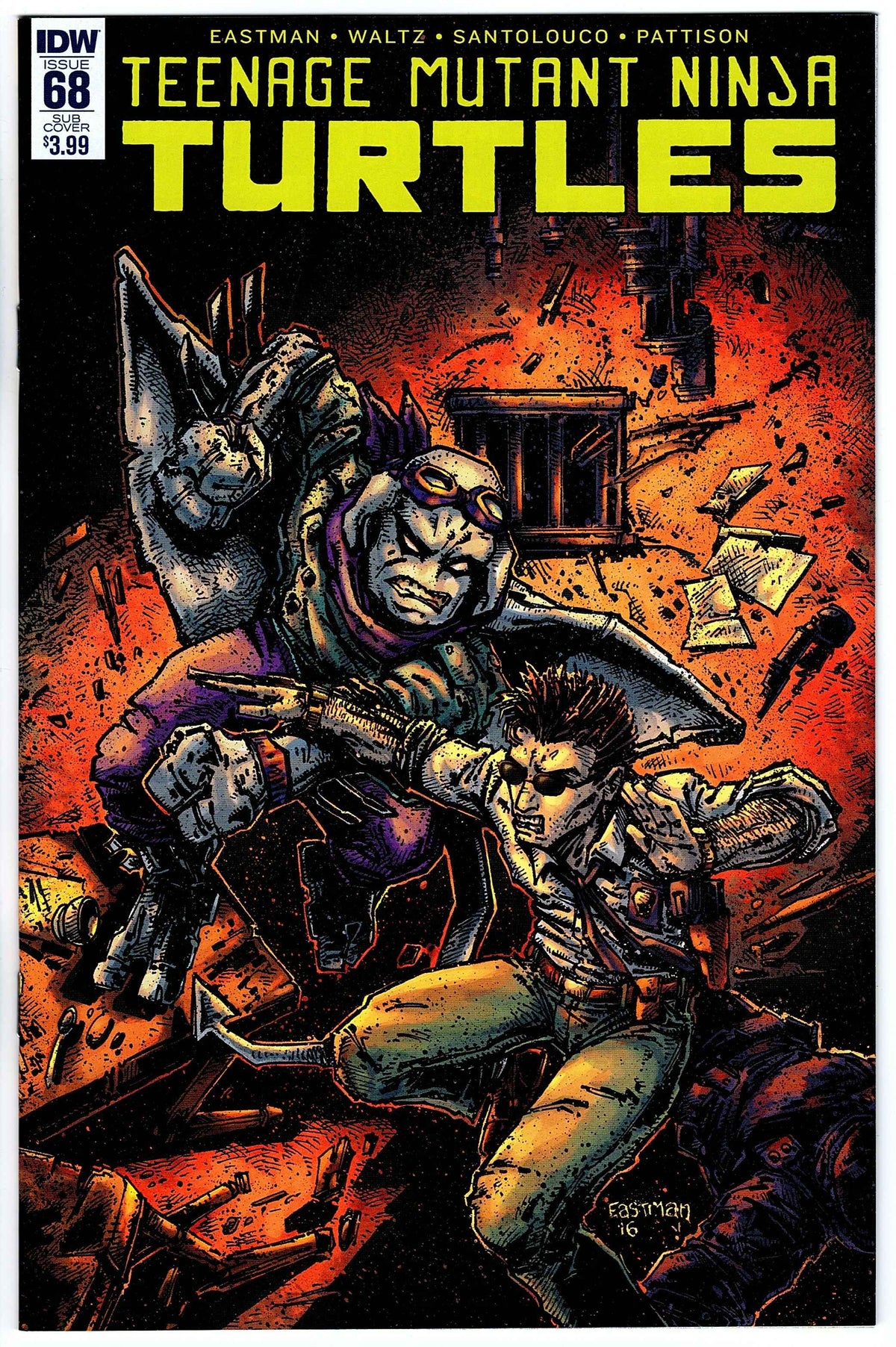 Teenage Mutant Ninja Turtles #68 SUB Cvr (2011 series)