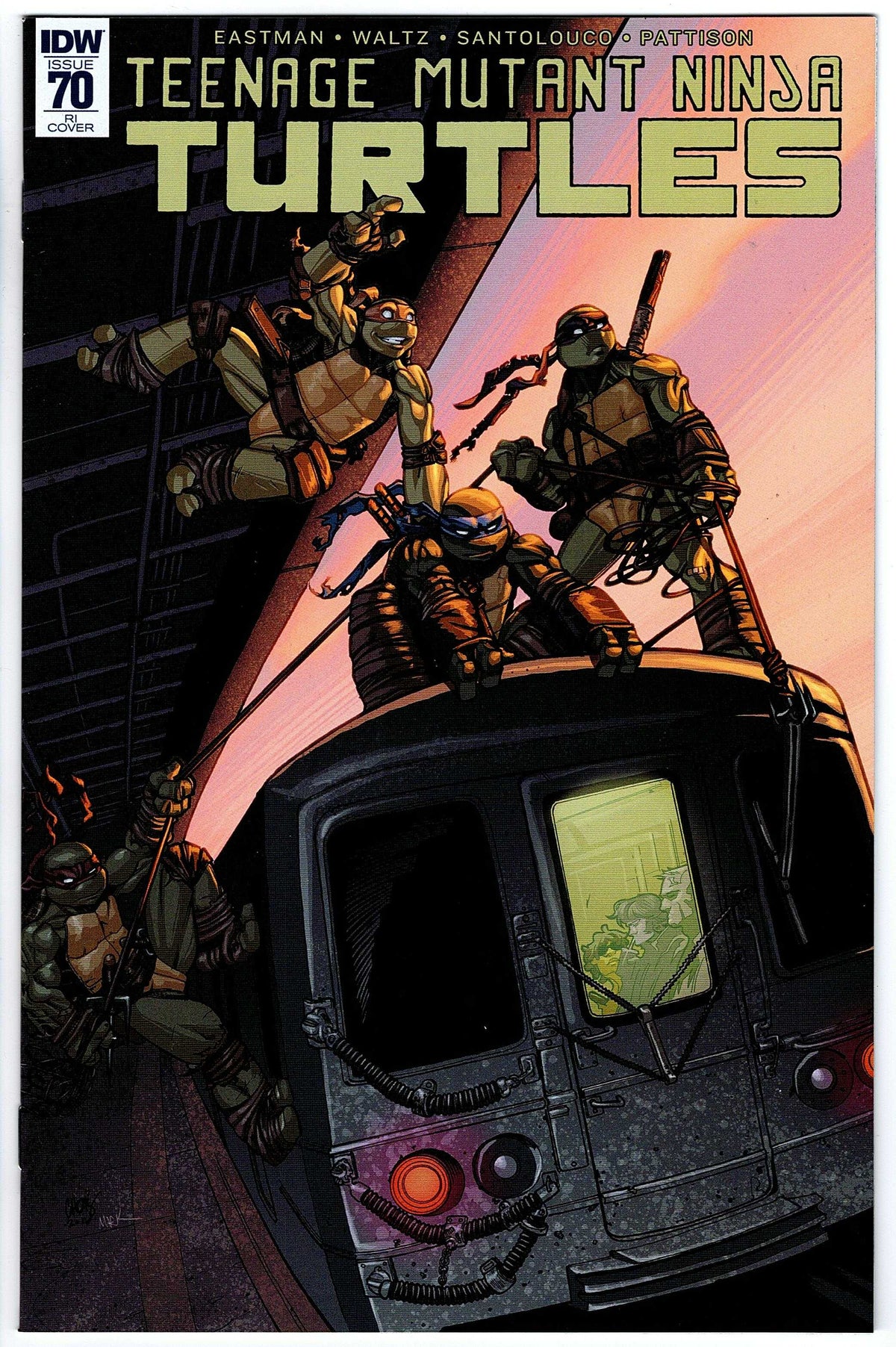 Teenage Mutant Ninja Turtles #70 RI Cvr (2011 series)