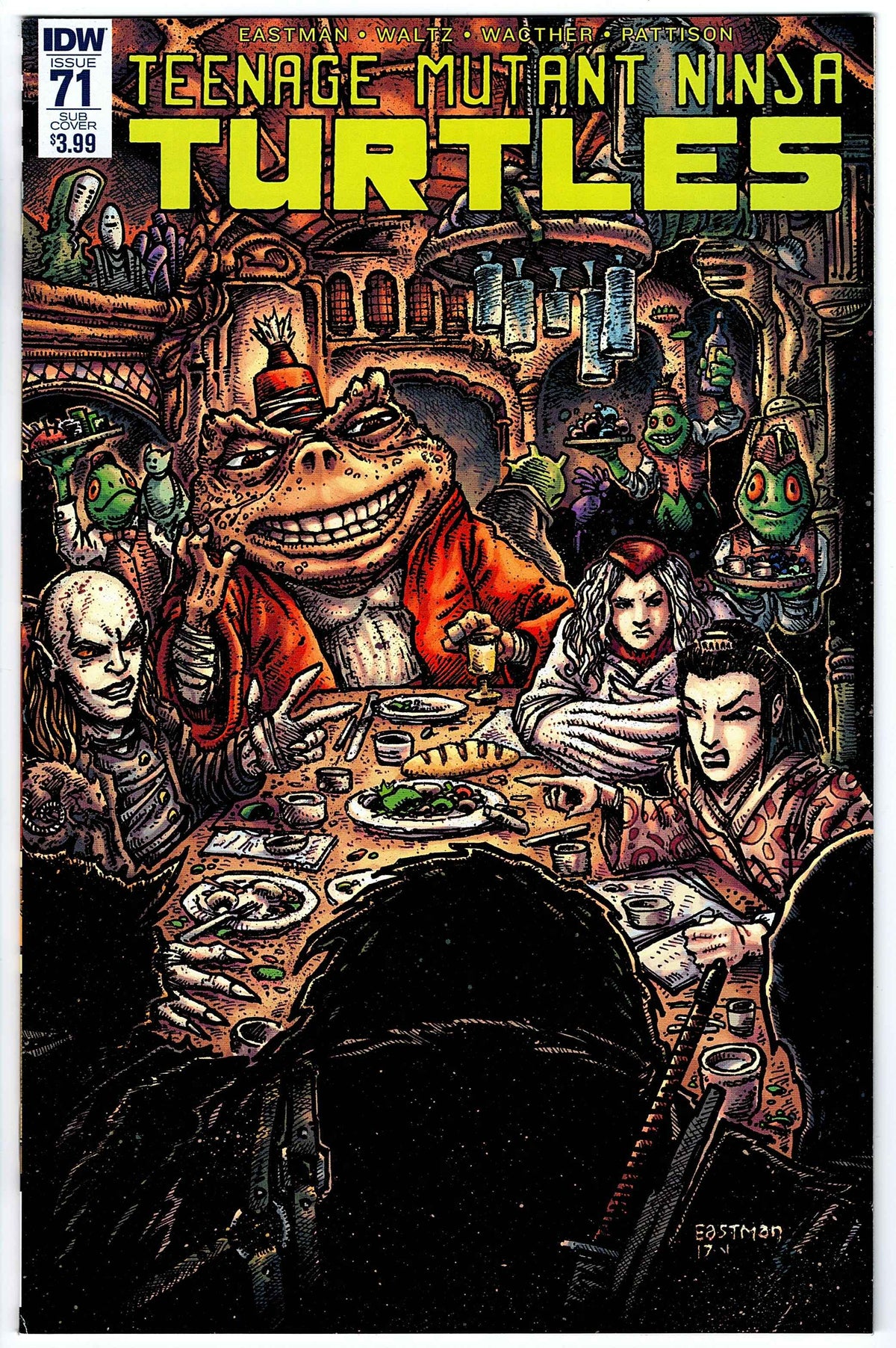 Teenage Mutant Ninja Turtles #71 SUB Cvr (2011 series)