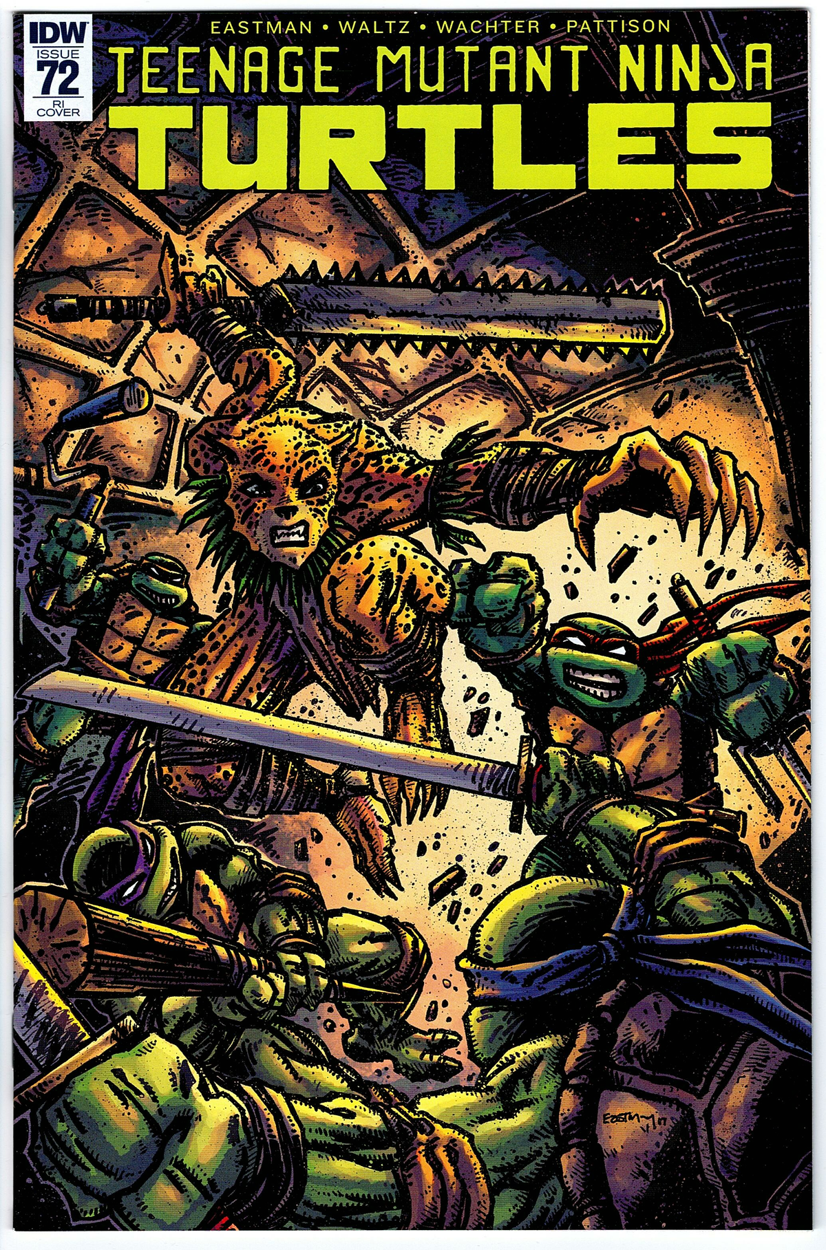 Teenage Mutant Ninja Turtles #72 1:10 Eastman Variant