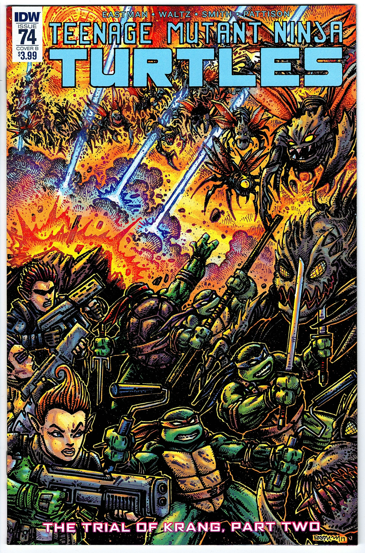 Teenage Mutant Ninja Turtles #74 Cover B