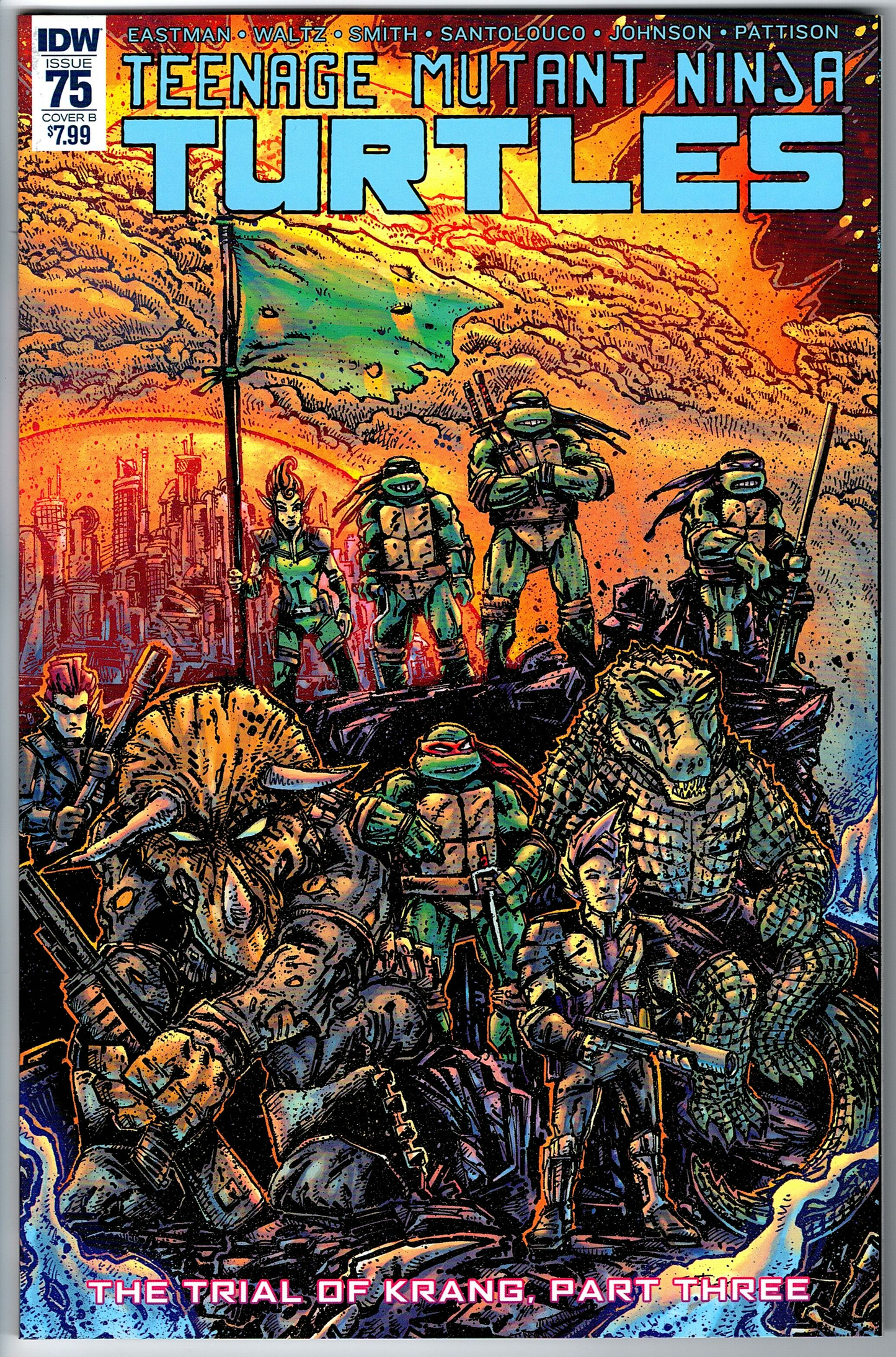 Teenage Mutant Ninja Turtles #75 Cover B