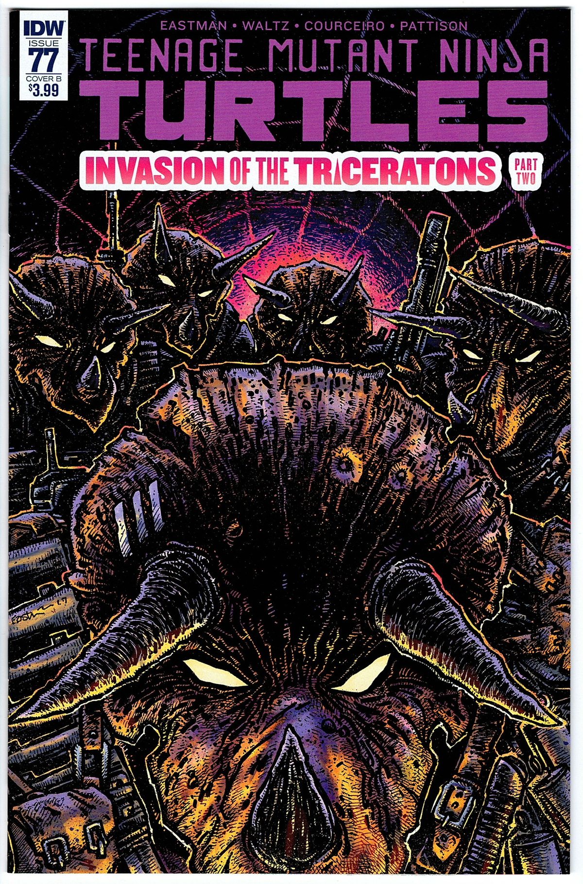 Teenage Mutant Ninja Turtles #77 - Eastman Cover B