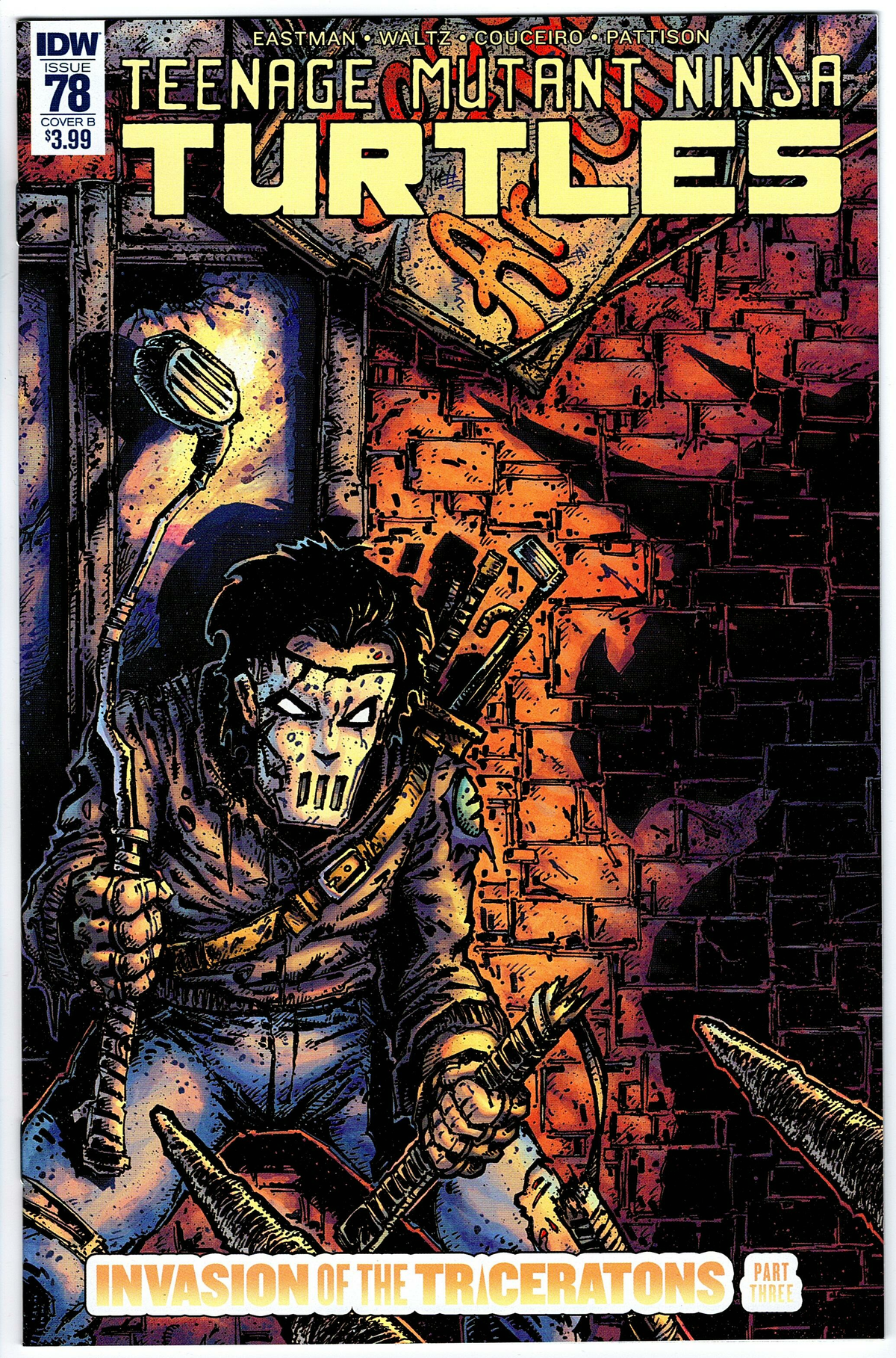 Teenage Mutant Ninja Turtles #78 Cover B