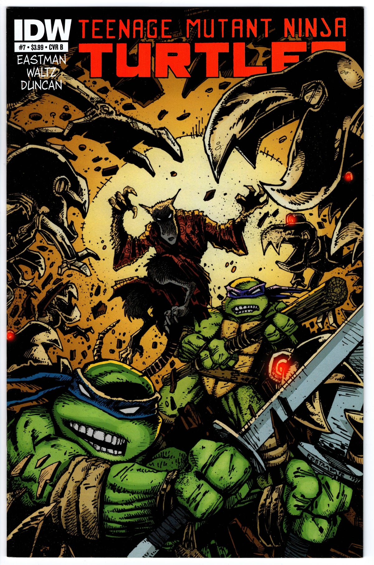 Teenage Mutant Ninja Turtles #7 Cvr B (2011 series)