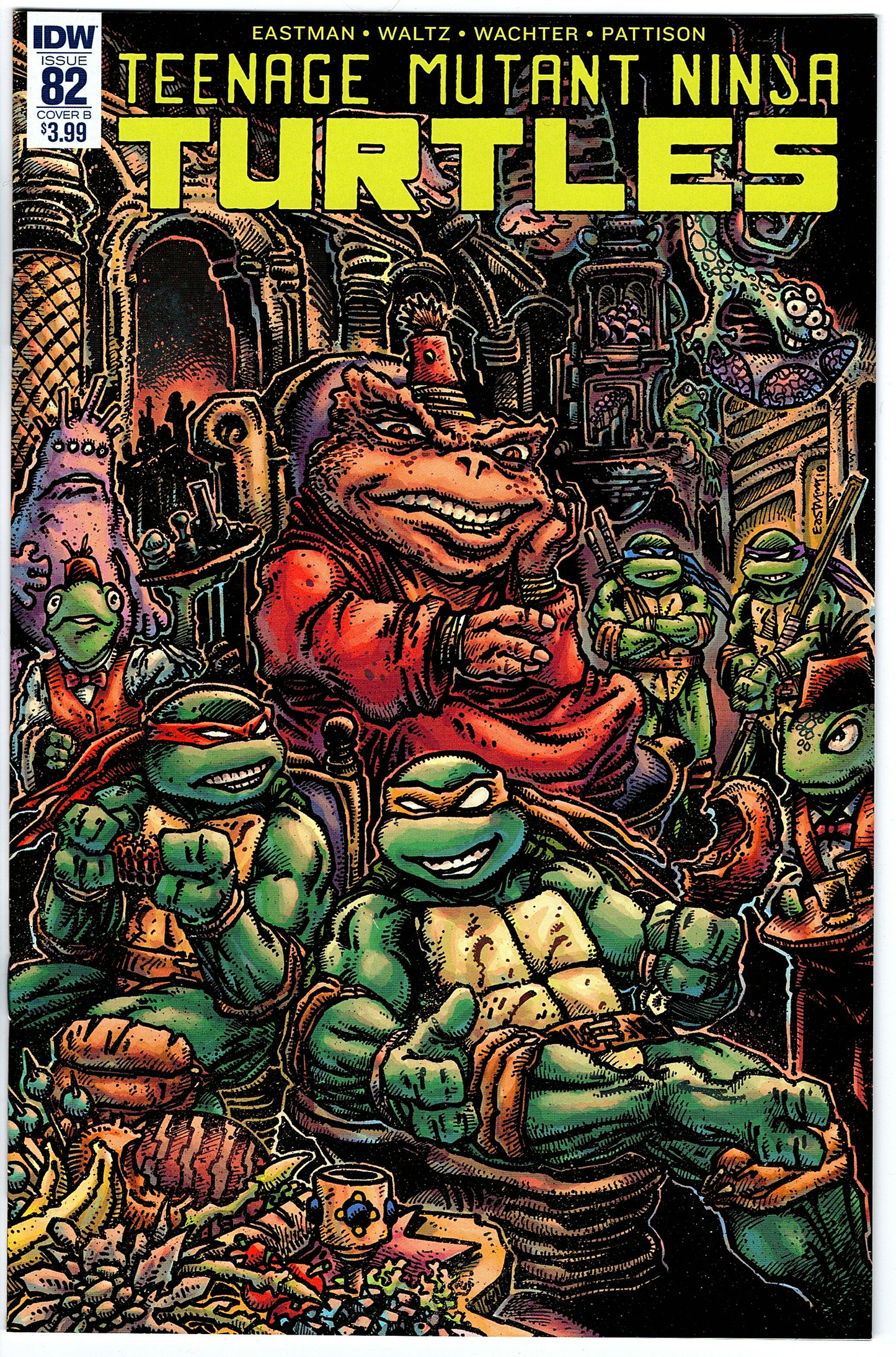 Teenage Mutant Ninja Turtles #82 - Eastman Cover B